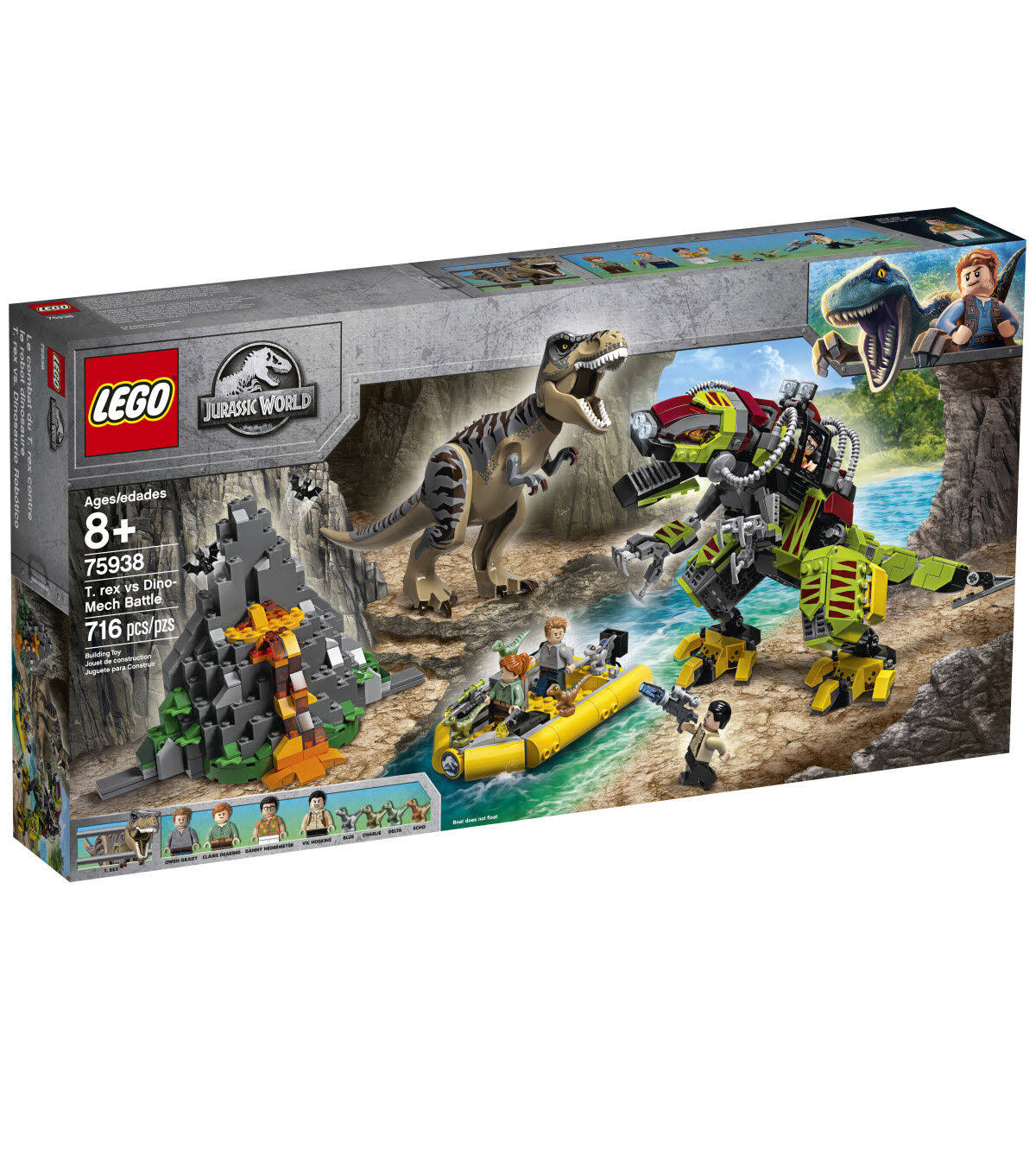 Lego Jurassic World T. Rex Vs Dino-Mech Battle Set DHOLYCJP_STUXH