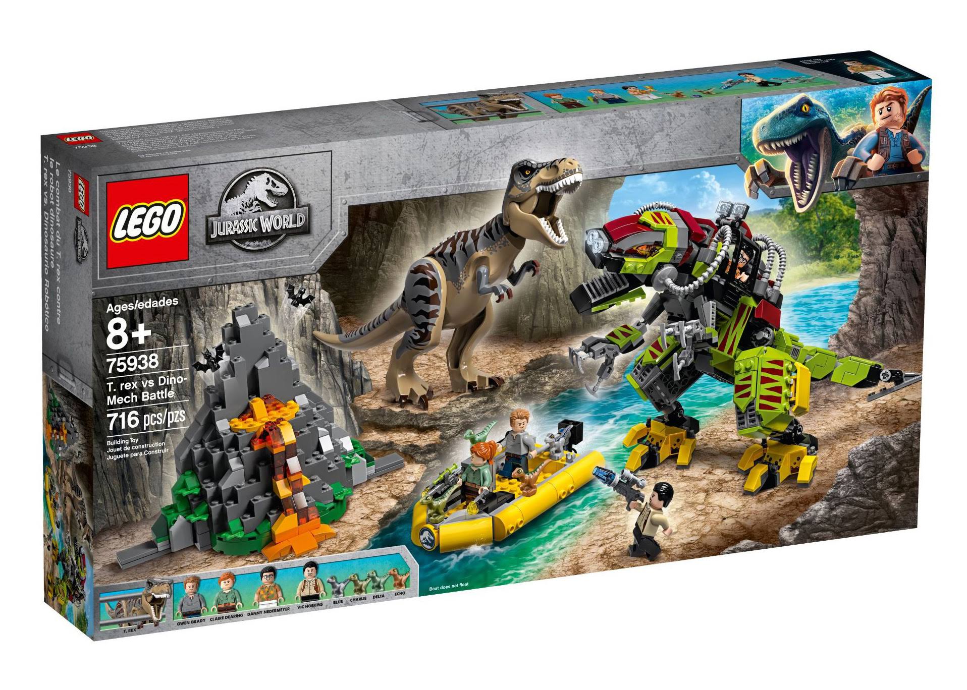 Lego Jurassic World T. Rex Vs Dino-Mech Battle Set DHOLYCJP_STUXH