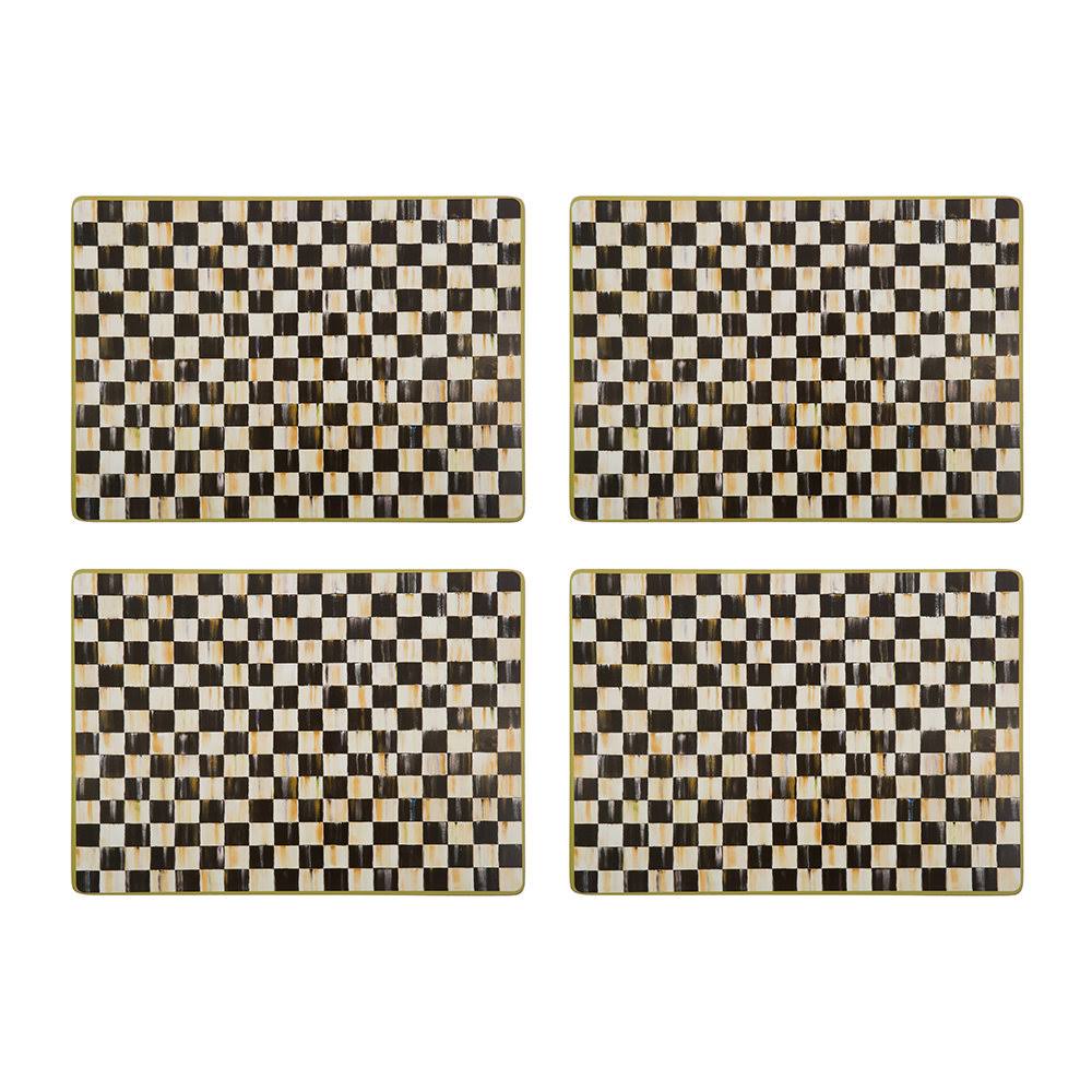 Mackenzie-Childs - Courtly Check Cork Back Placemats - Set Of UOZO9LE4_3WDCR