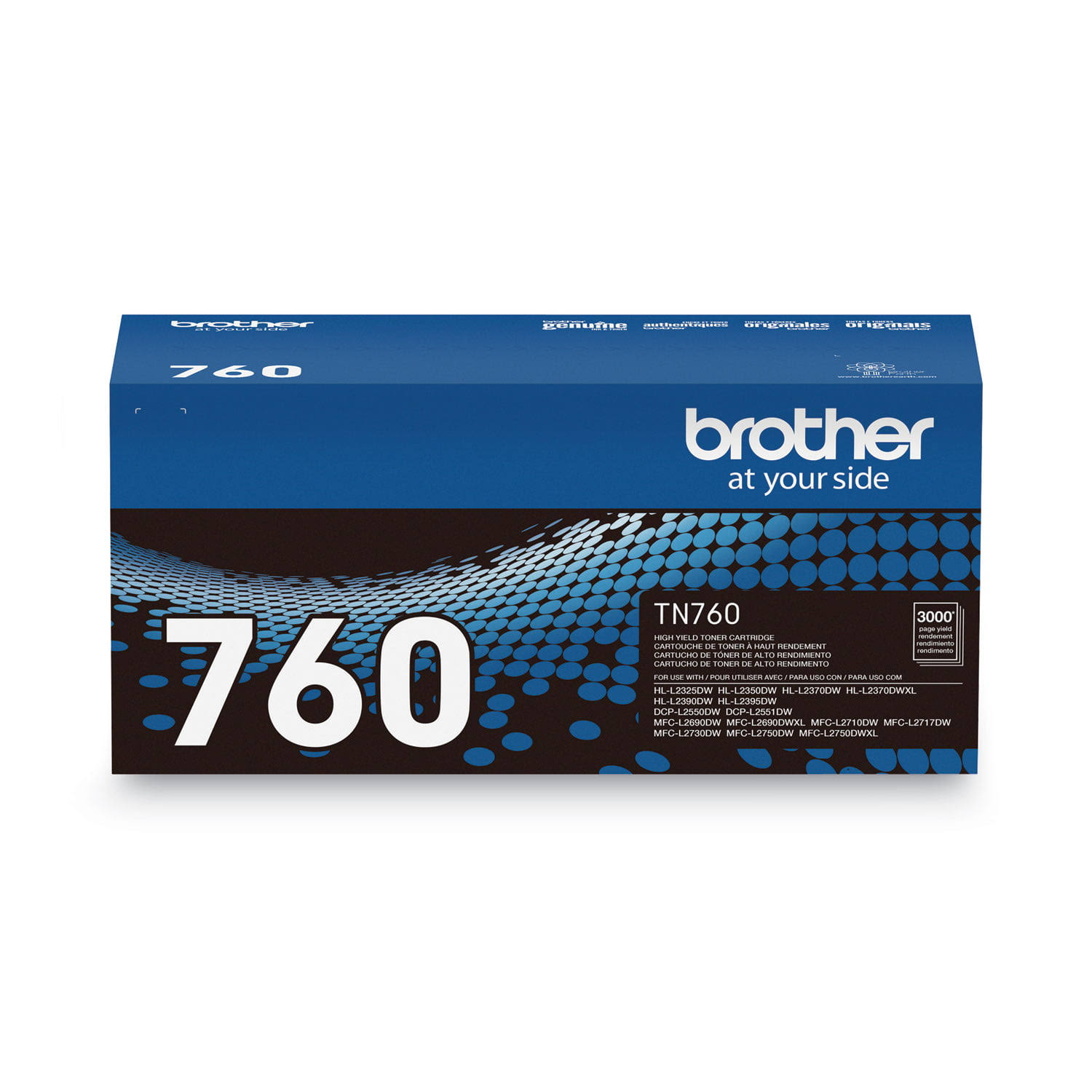 Ld Compatible Replacement For Brother Tn760 High Yield Black Toner ZSLD1RRG_Y7R8M