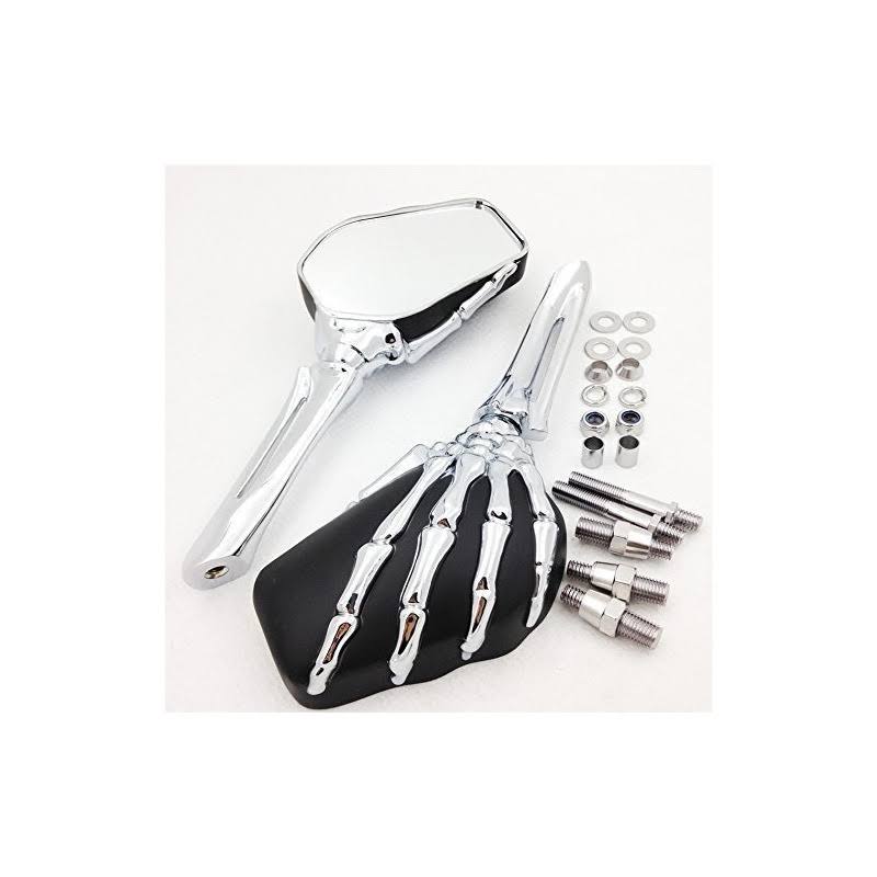 Motorcycle Claw Skeleton Hand Mirror For Honda Cb Cbr Rebel Shadow Mangna Vt Vtx 1300 9TWQFUJE_Z46YM