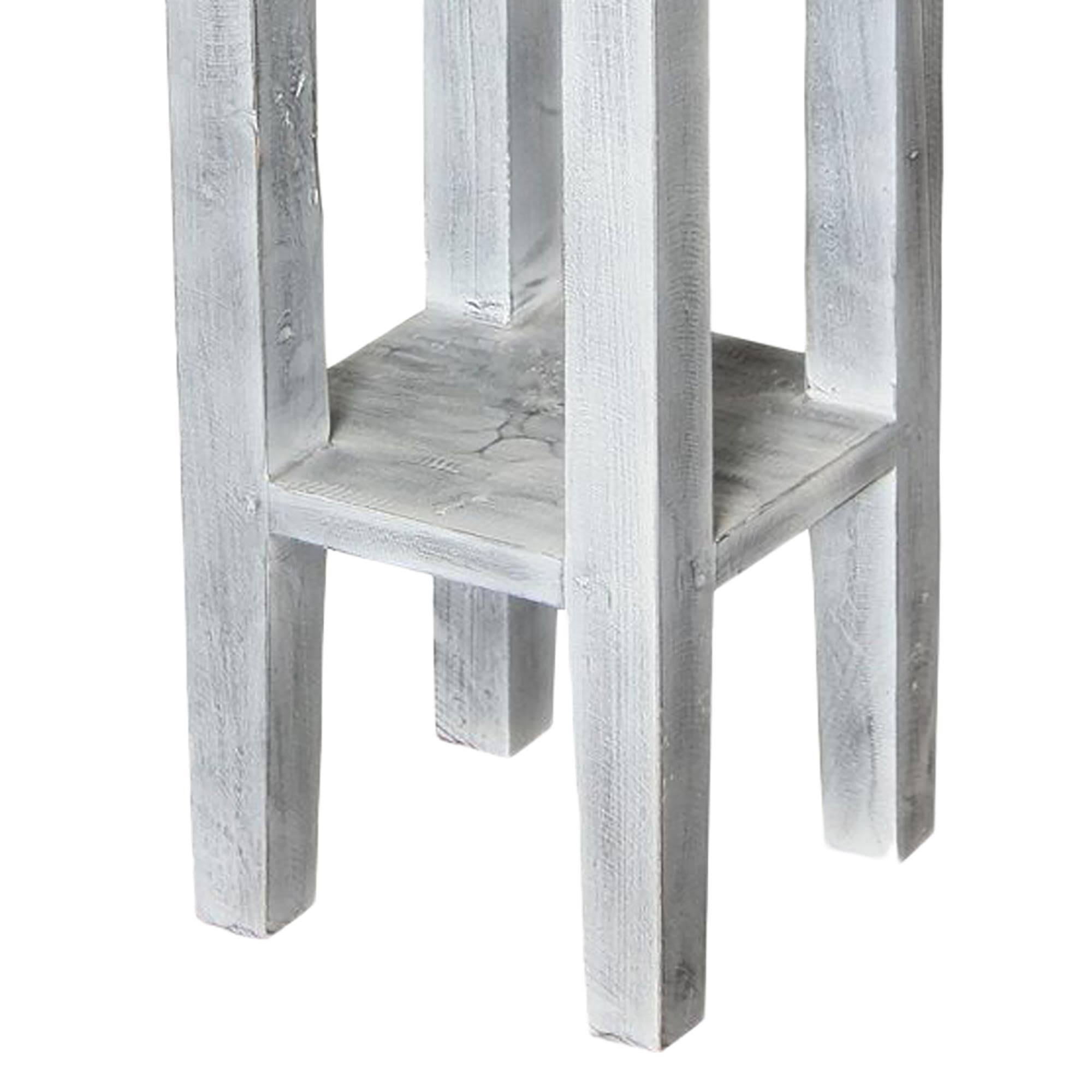 Sterling 6500505 Sutter 10 Inch Whitewash Accent Table In RWDXZSWP_SIW73