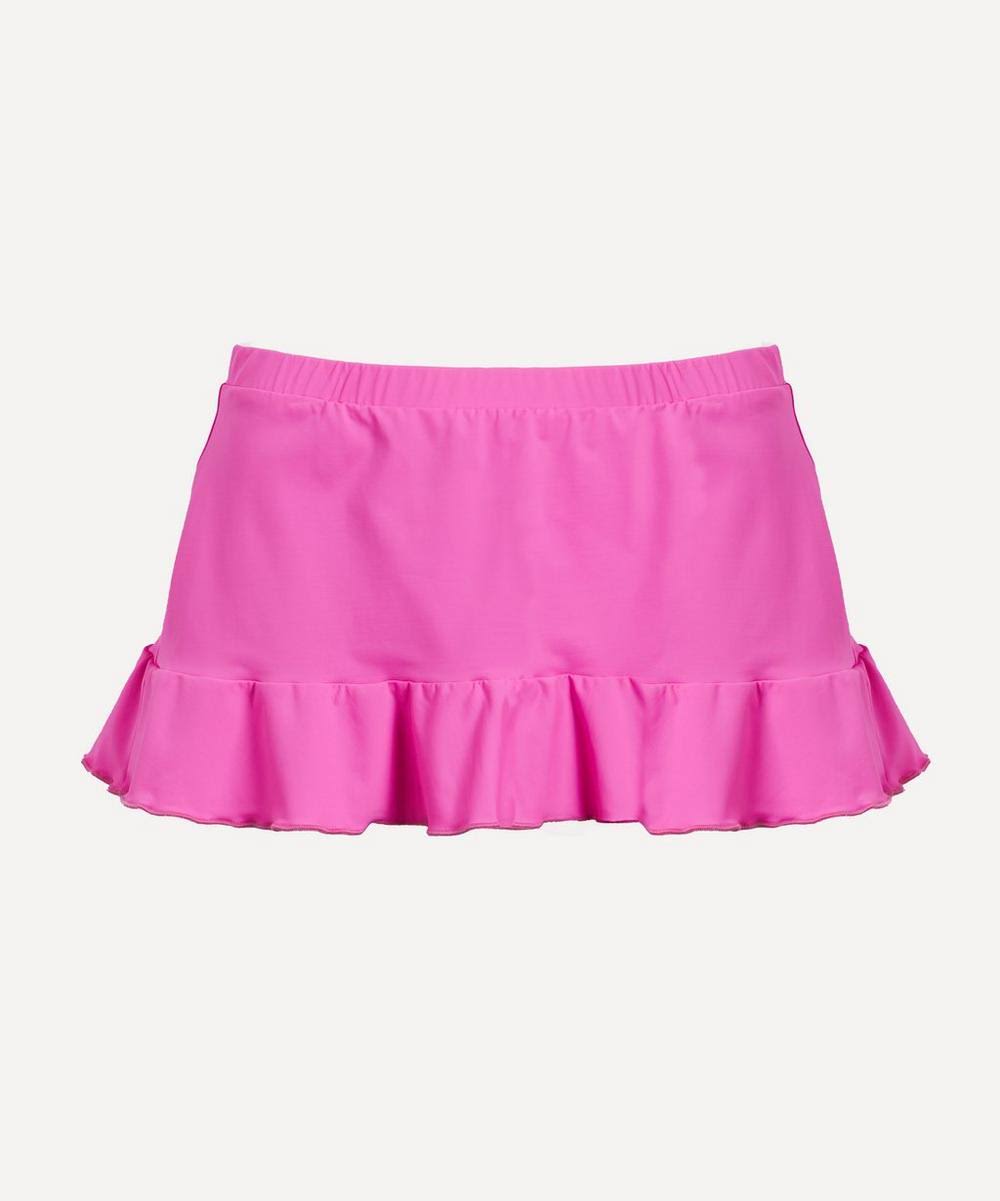 Frankies Bikinis - Andrea Iridescent Ruffle Skirt - Cloud FQ0AKC0X_DTZIH