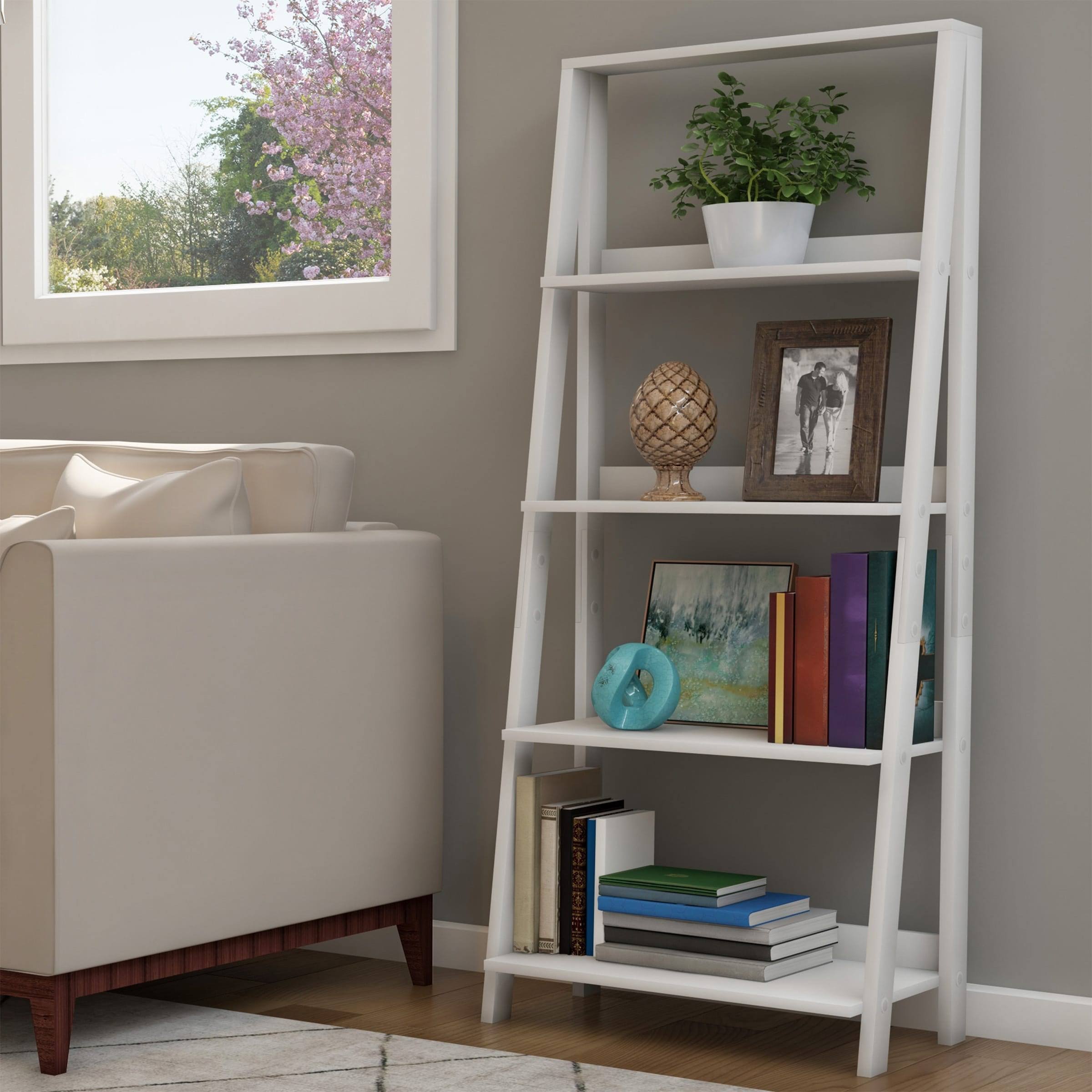 Lavish Home 4-Shelf Ladder LQZLAMQX_WO0AI