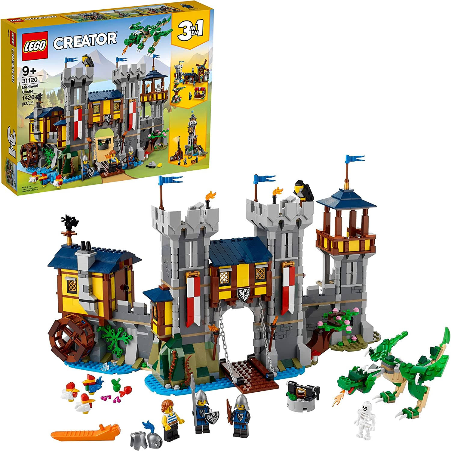 Lego Creator 3in1 Medieval Castle 31120 Building O5G55AGX_0U73S
