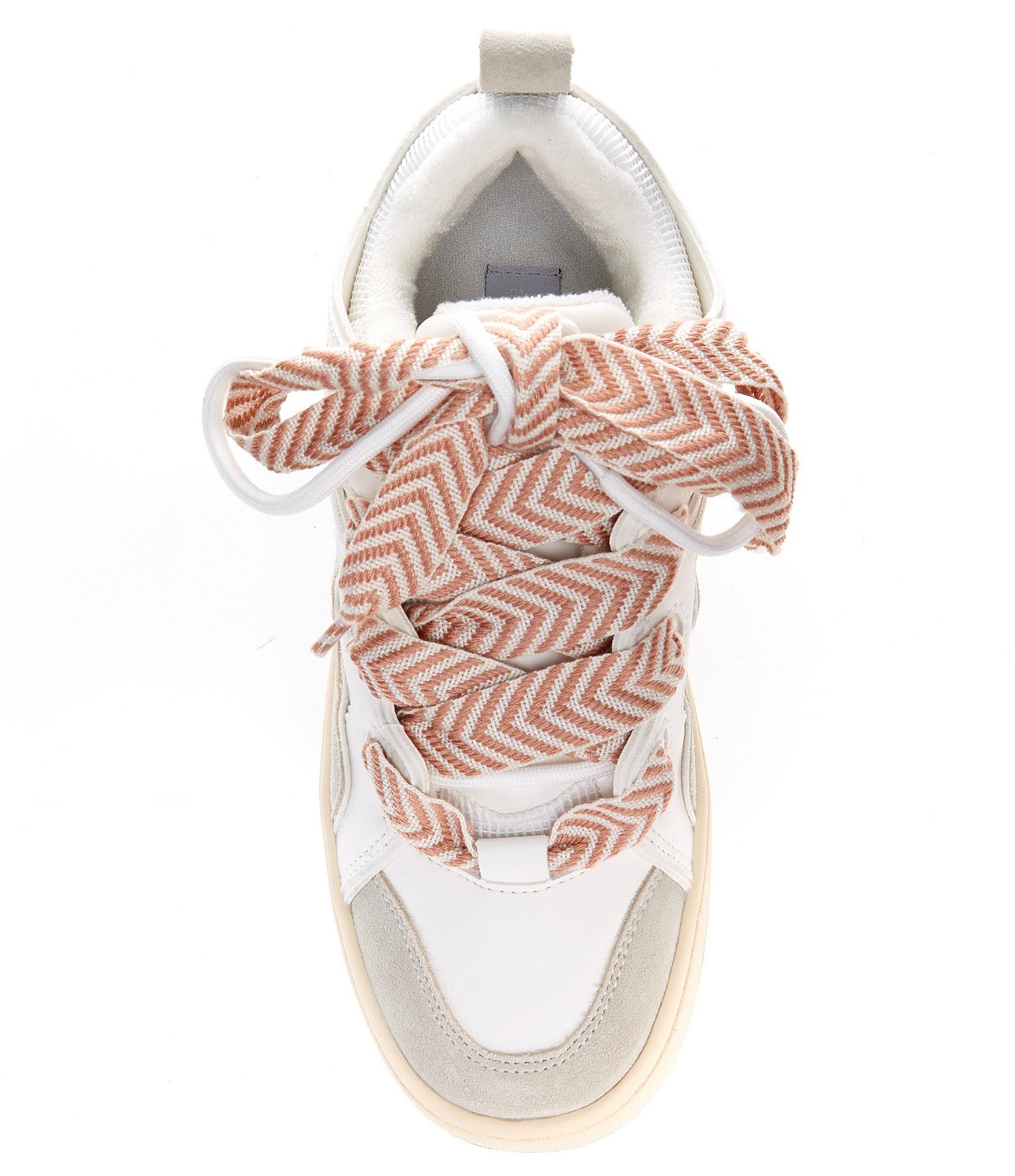 Steve Madden Roaring Sneaker Women's Shoes White/Green : 8.5 5TOFRU0N_5AA6W