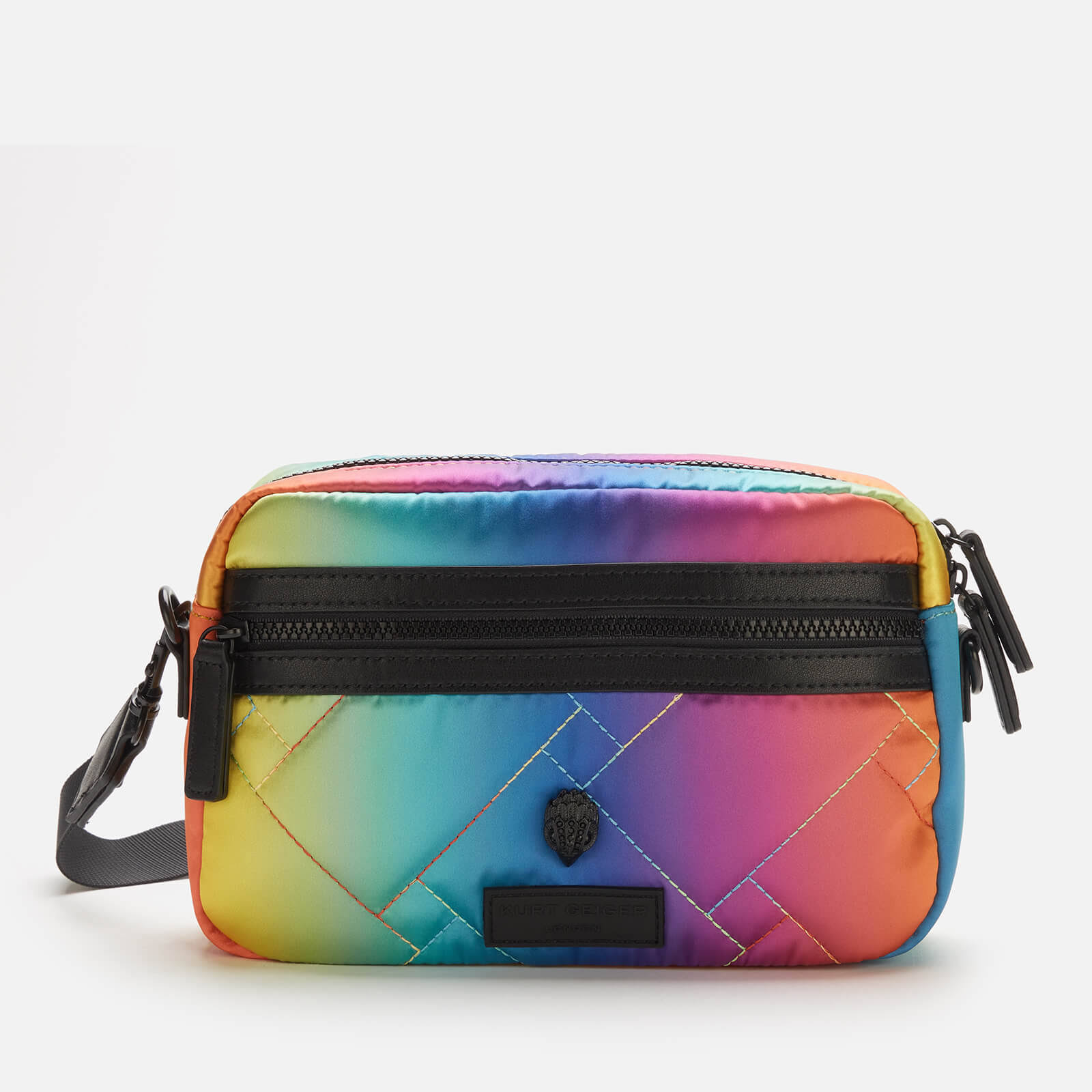 Kurt Geiger London Nylon Quilted Rainbow Ombre Crossbody ICNW0NMO_Y1K5D