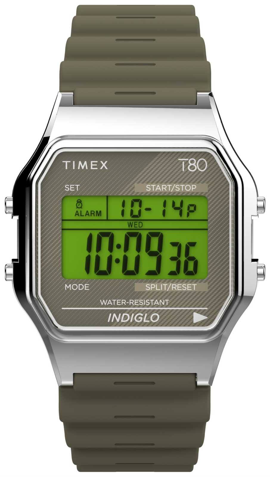 Watch Timex Tw2v41200 T80 Vintage Unisex 34mm Stainless JAXZR4PF_2XUX1