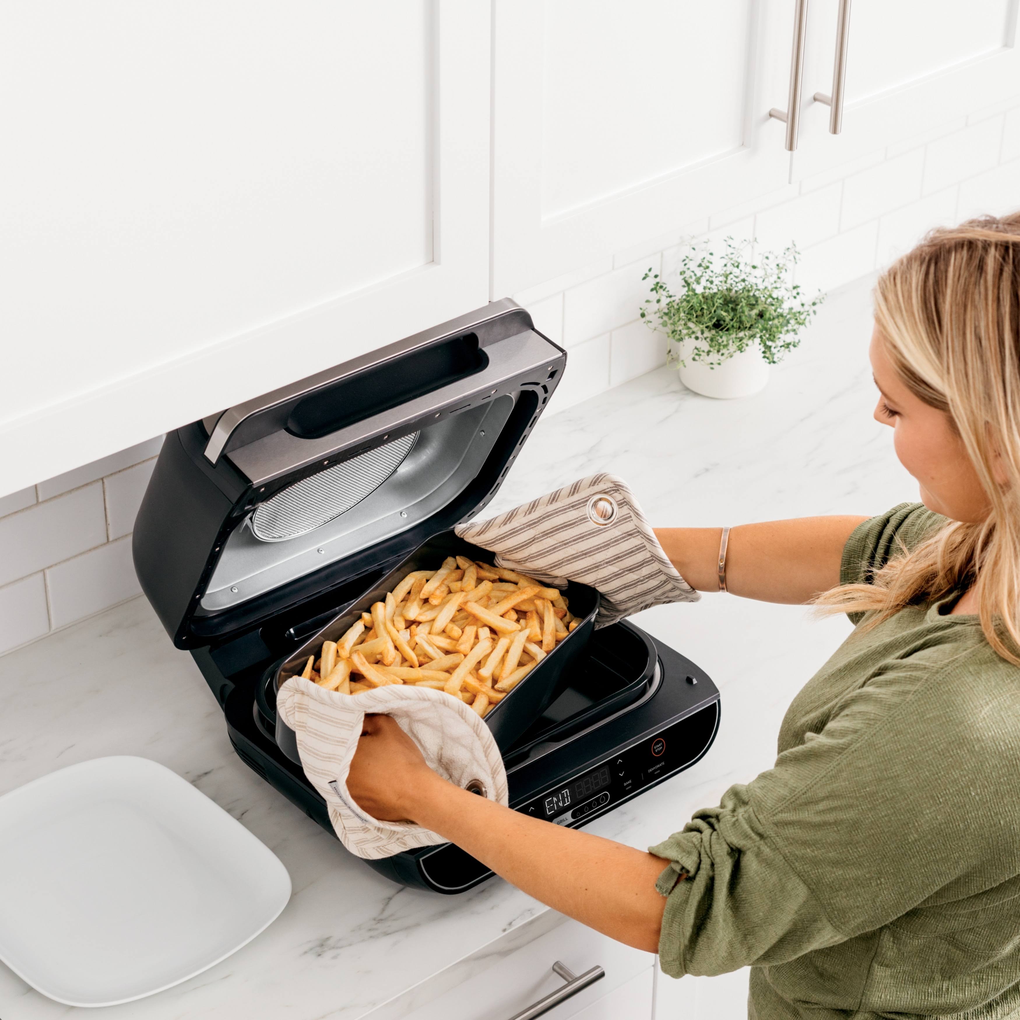 Ninja Foodi Xl 5-In-1 Indoor Grill With 4-Quart Air QJ9NLZKI_PAPWK