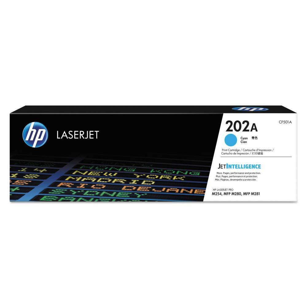 Hp 202a (Cf501a) Cyan Original Toner 2VPFU9B2_EEIJ5