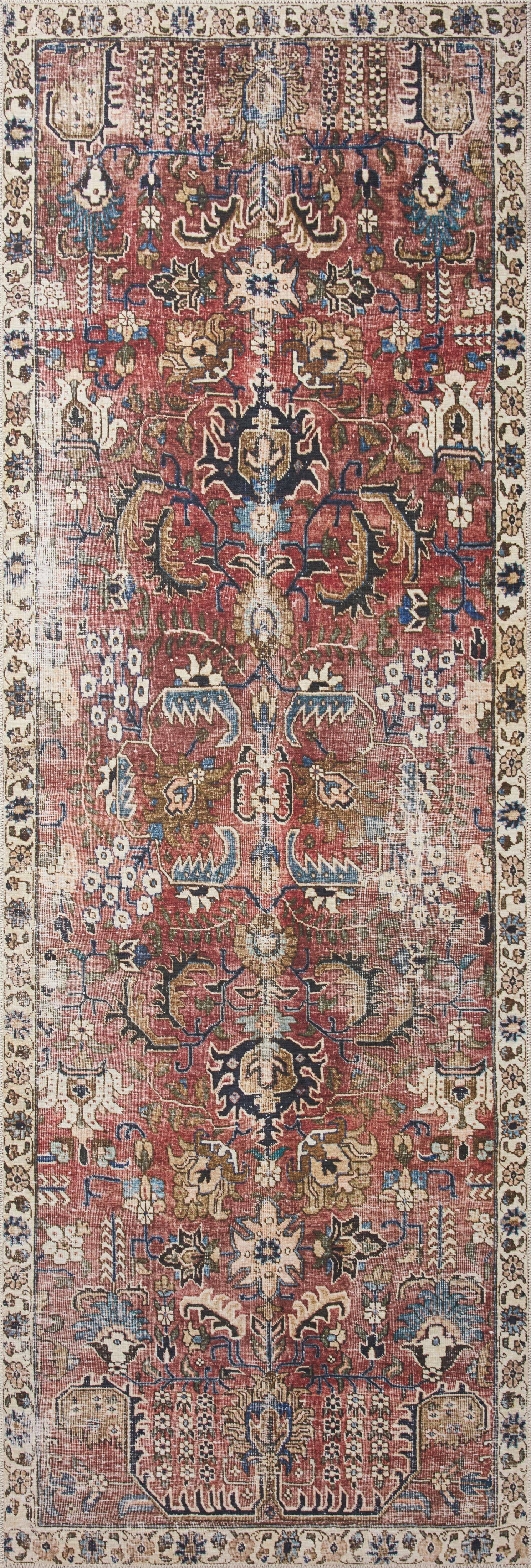 Chris Loves Julia X Loloi Jules Jul-01 Merlot Multi Area Rug - 7 Ft 6 In X 9 Ft 6 5RIETGVP_FMA6H