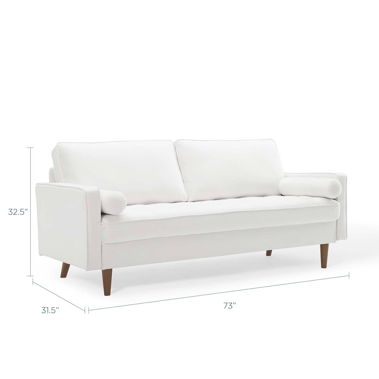 Modway Valour Performance Velvet Sofa - YLBAYFMM_LSWIW