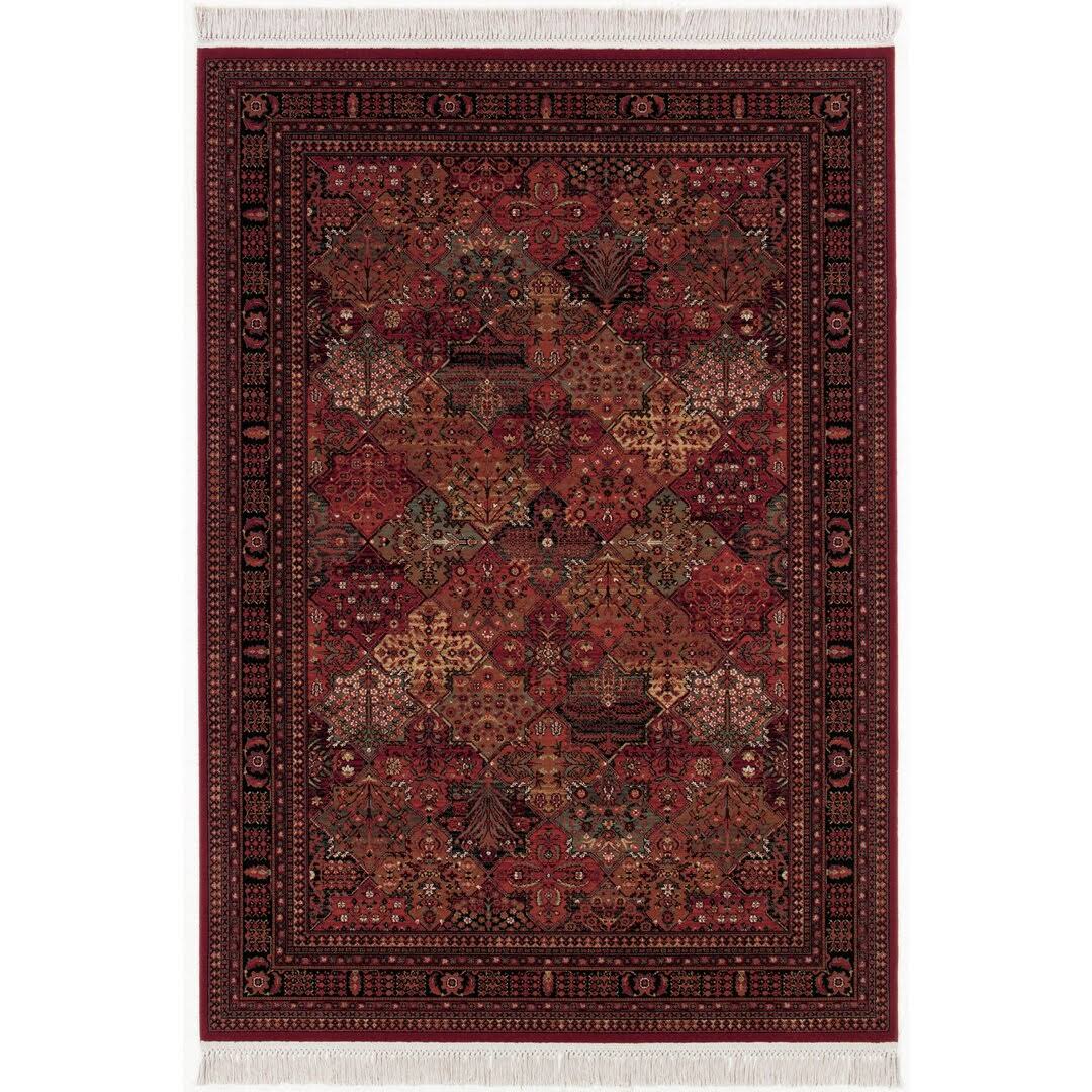 Emory All Over Center Cranberry Oriental Wool Red Area Rug Bloomsbury Market Rug Size: Rectangle 2'2 X 4'WB4LLQAK_G9YD9