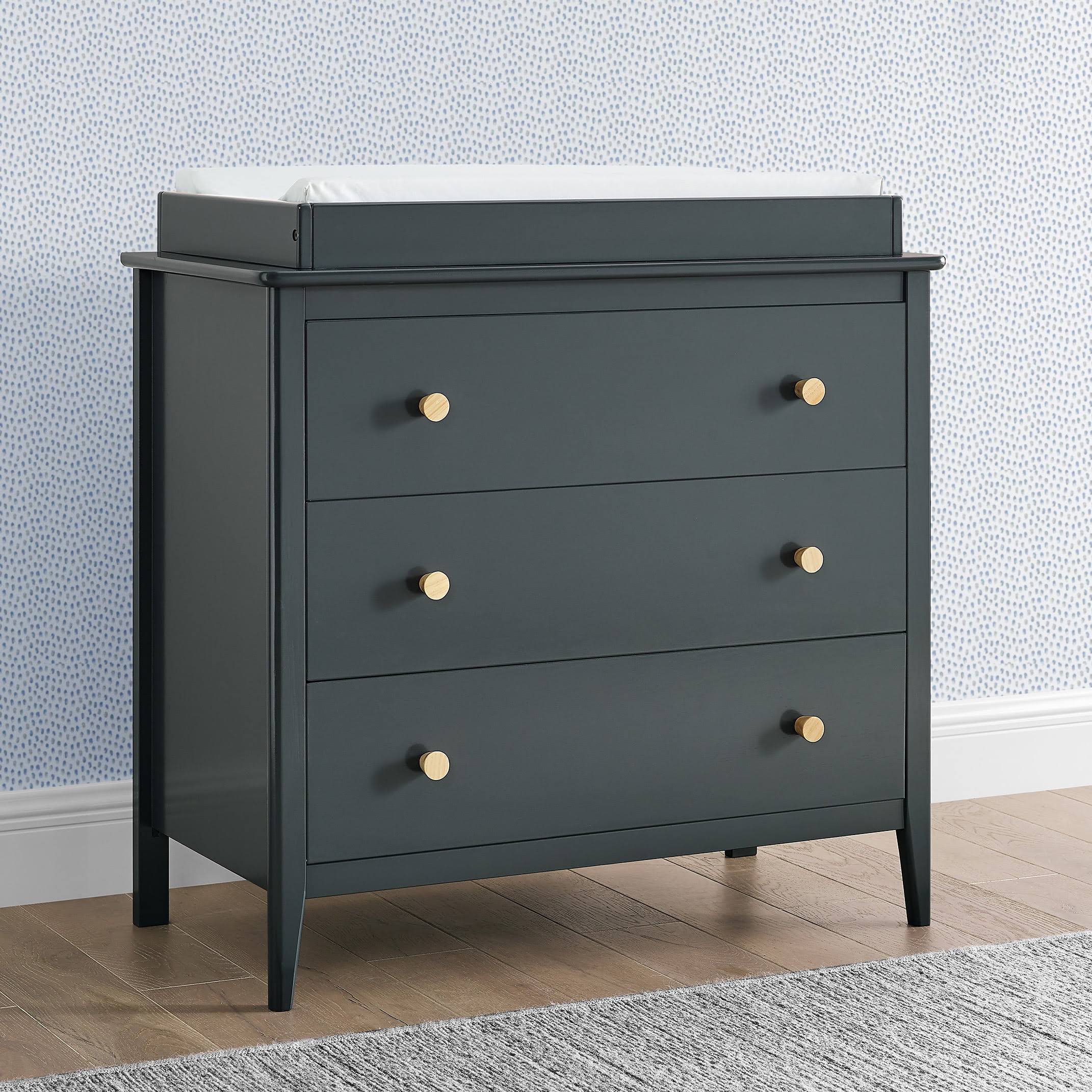 Delta Children Casey 3 Drawer Dresser - Charcoal Grey/0UXMTNQU_U1Y4Q