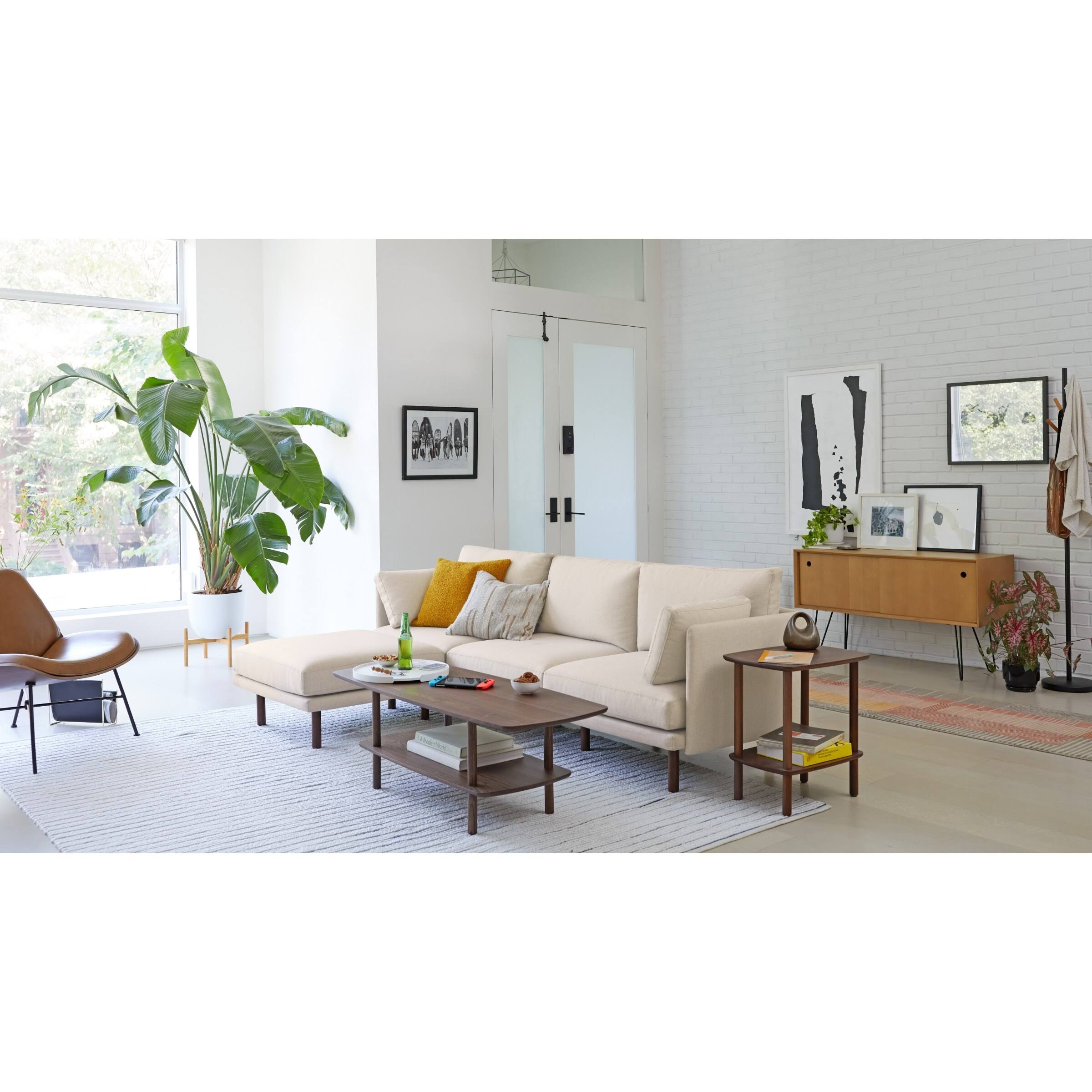 Serif Coffee Table In Walnut | 50 L X 19 W X 16 MW2JUR0T_DG1JY