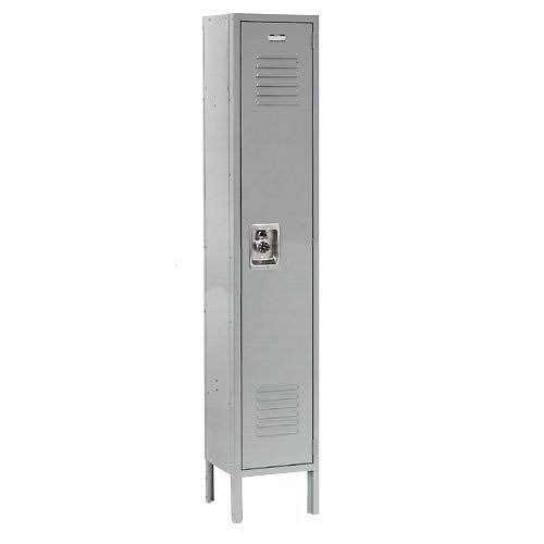 Global Industrial - 254109gy - Infinity Single Tier 1 Door Locker, 12wx12dx60h, Gray, HW4TCZ16_WFMHJ