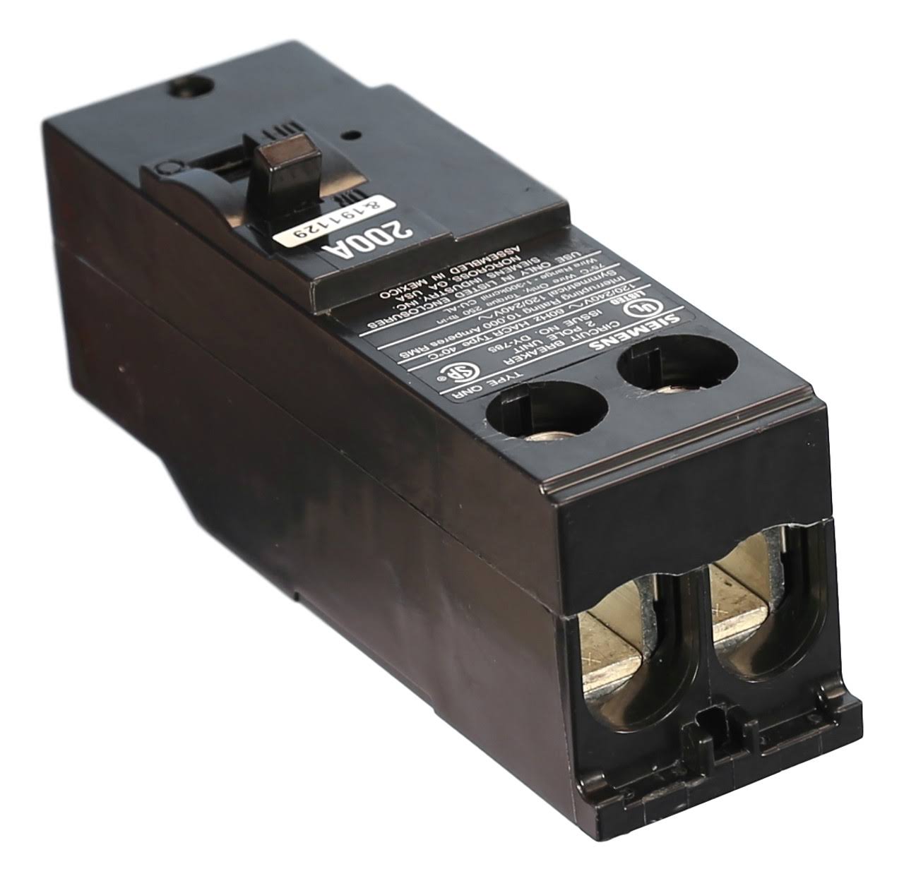 Siemens Qn2200r 200-Amp 2-Pole Main Circuit XSG67Q5Y_D7FMQ
