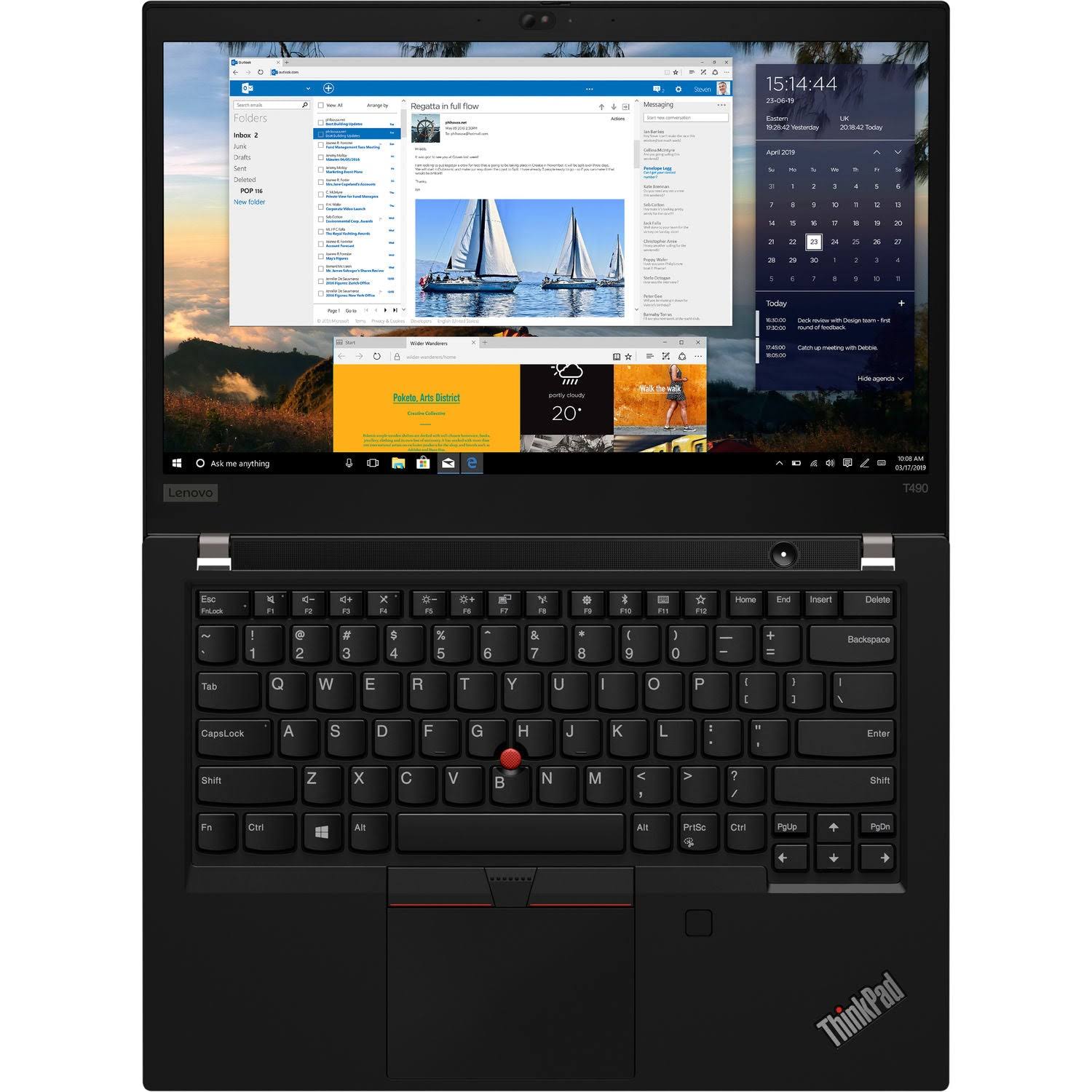 Lenovo Thinkpad T490 - 14 - Core I5 8265u - 8 Gb Ram - 256 Gb LKD90MN0_QTBGZ