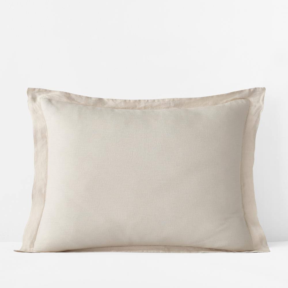 The Company Store Legends Hotel Relaxed Cinder Solid Linen Standard UFDJCFJH_VJWZS