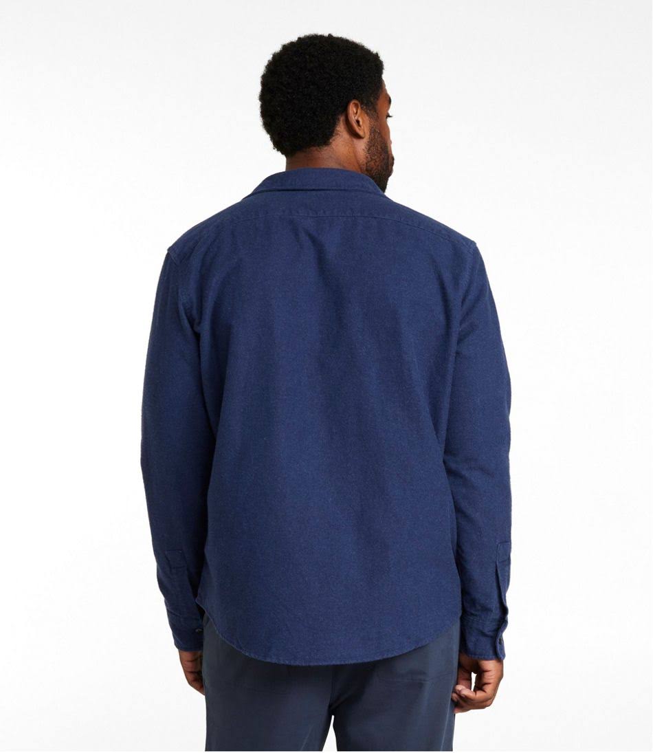 L.L.Bean Chamois Cloth Button-Up Shirt In Gray Heather At Nordstrom, Size 3BEI6HVF_S3NIC