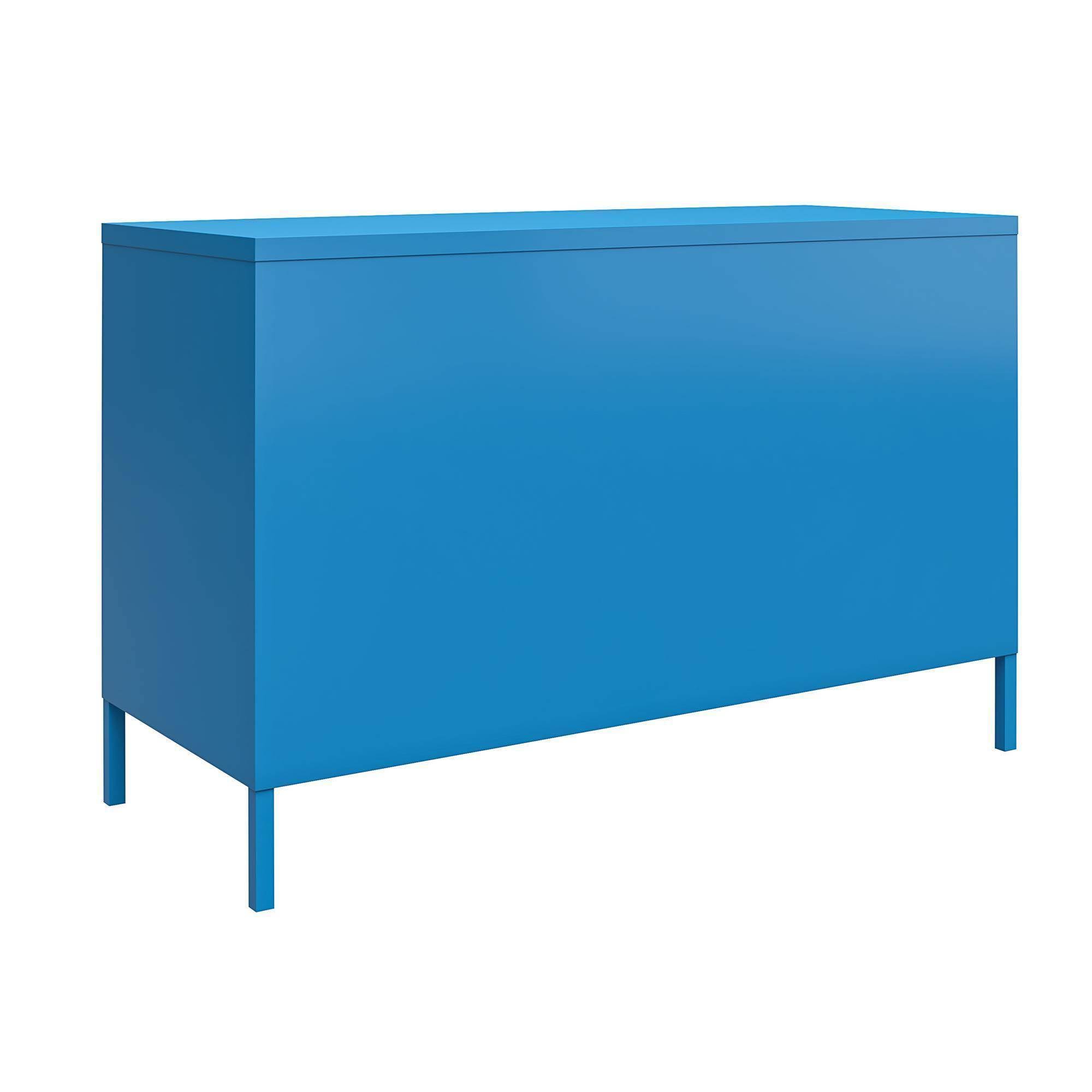 Novogratz Cache 2 Door Metal Locker Accent Cabinet (Blue) YREEPF6I_CWZ6Z