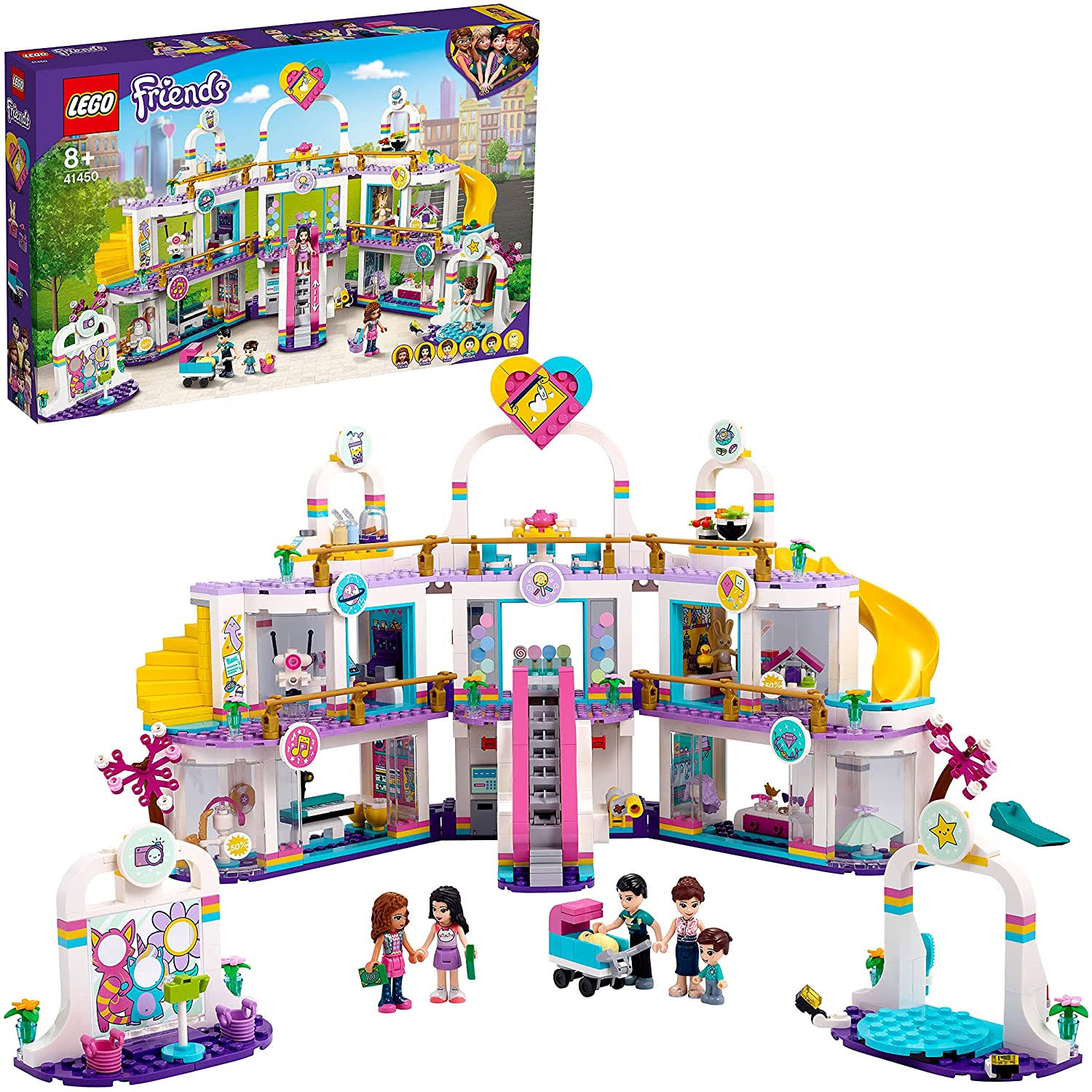 Lego Friends Heartlake City Shopping Mall 41450 Building Kit O0UQFOYI_MUVTG