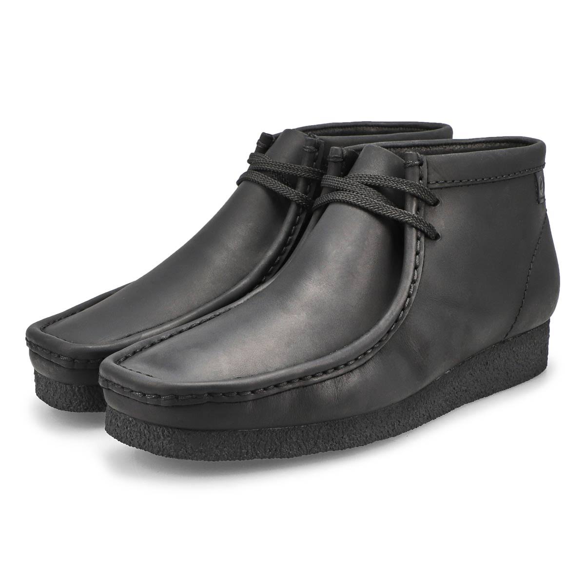 Clarks Men's Shacre Boot Black Leather 10.P6MU0RME_A0PNS