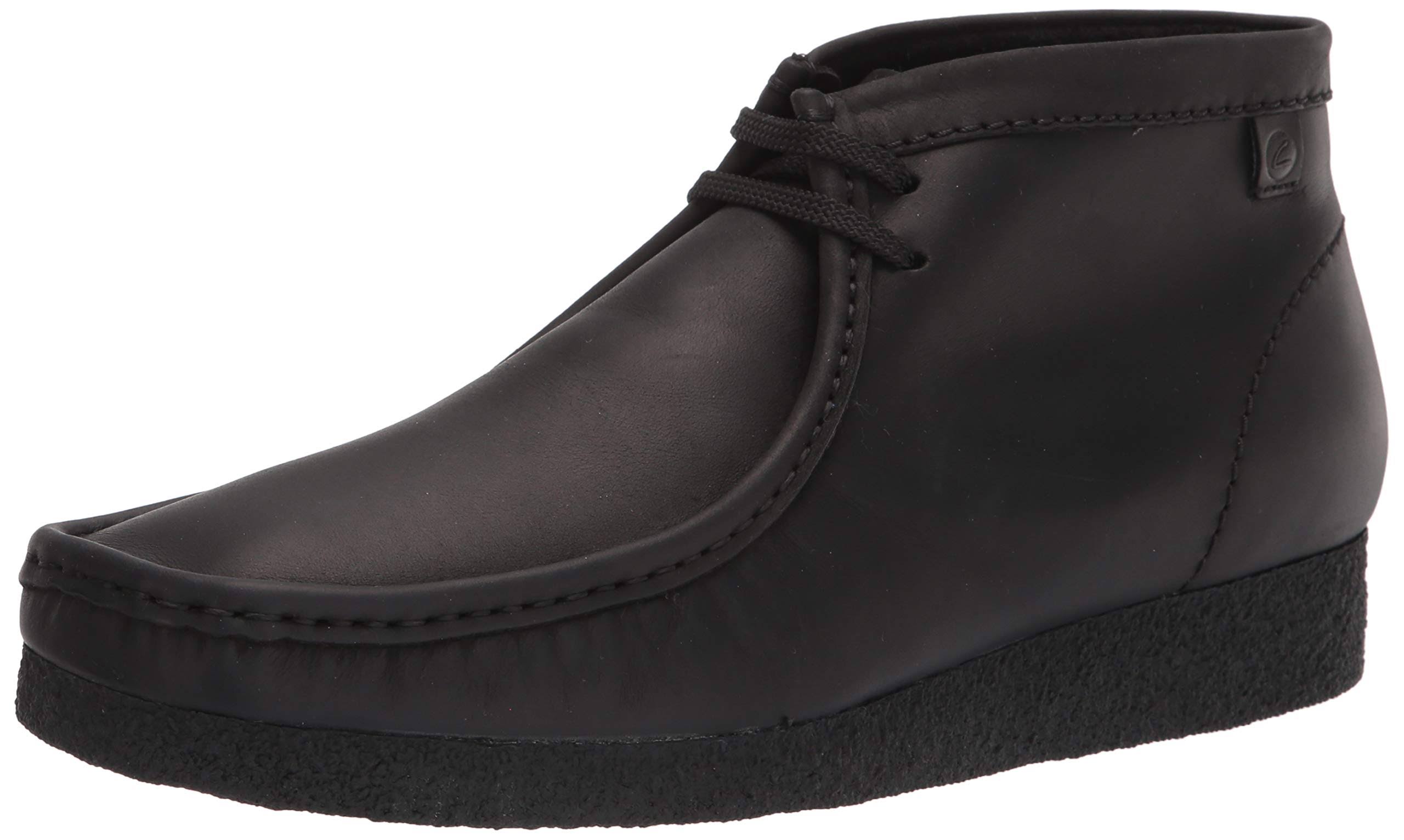 Clarks Men's Shacre Boot Black Leather 10.P6MU0RME_A0PNS