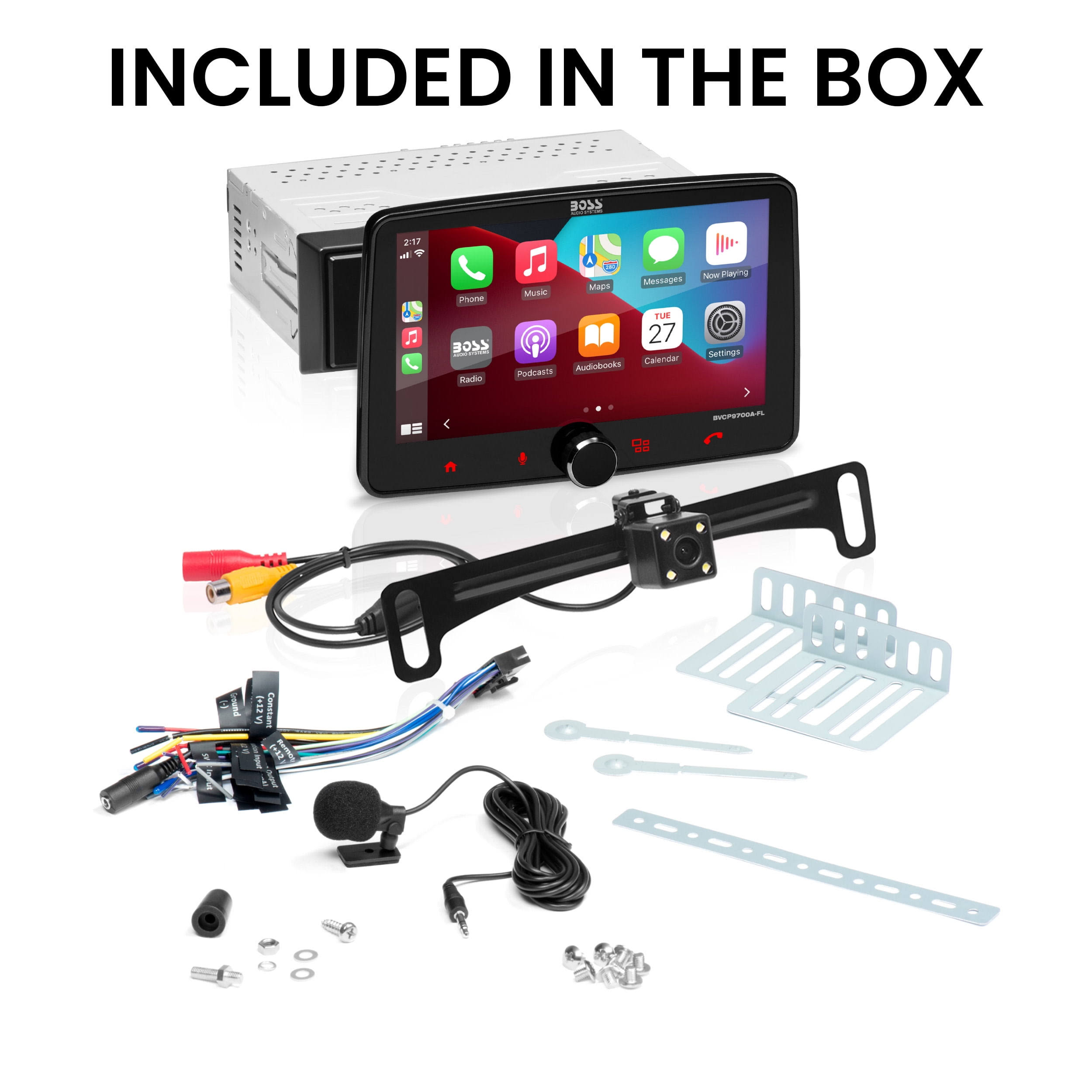 Boss Audio Systems Bvcp9700a-Cfl Car Stereo System - Apple Carplay, Android Auto, Single Din With 7 Inch Touchscreen, Bluetooth And Calling B8PPXHBE_IZ5XB