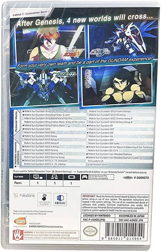 Sd Gundam G Generation Cross Rays - Platinum Edition [Nintendo Switch] USWY5BWN_493O8