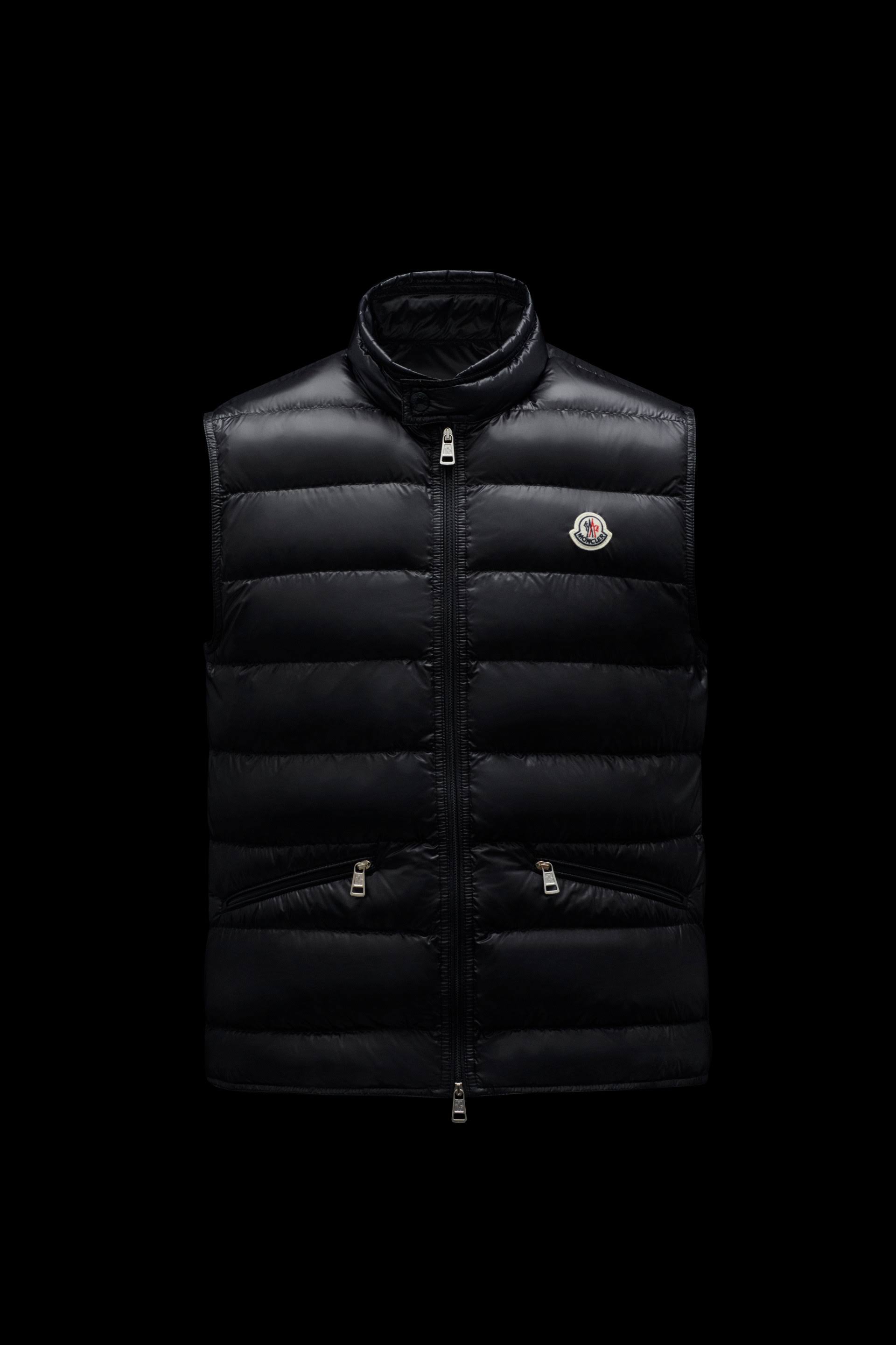 Moncler Men's Gui Down Gilet - Black - LVIYWLKQ_WVHNV