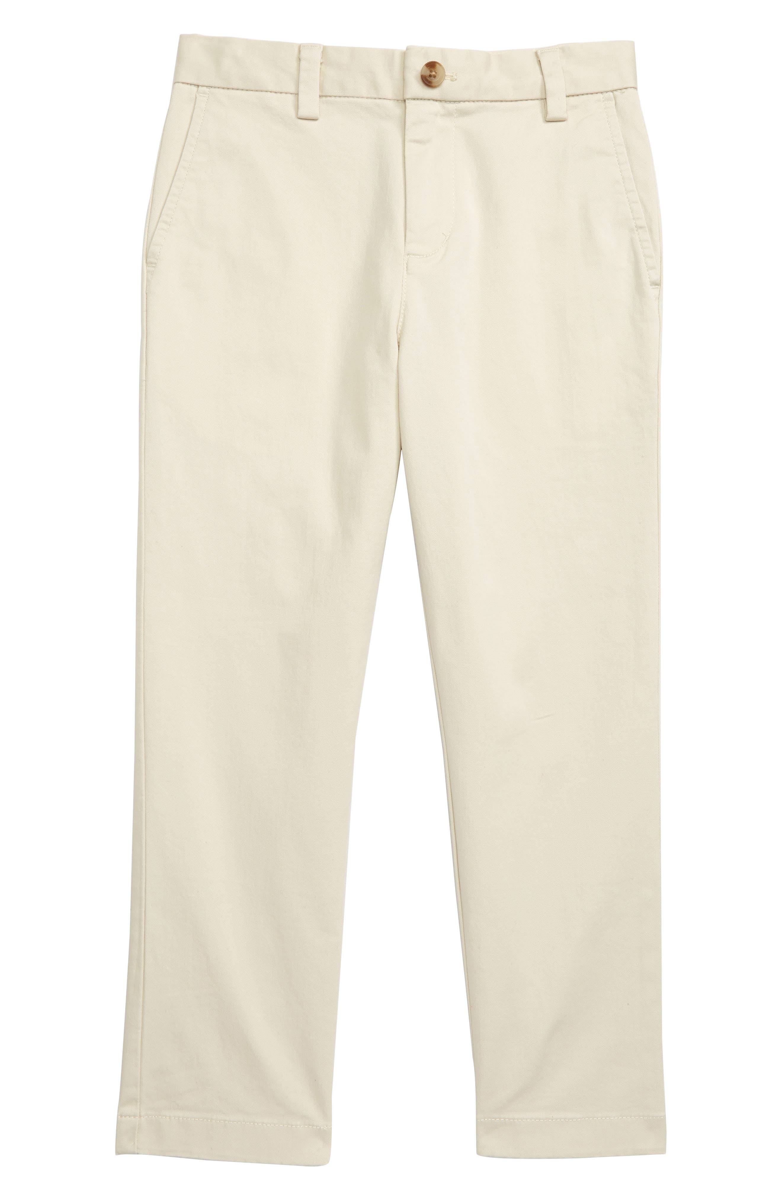 Vineyard Vines Boys Performance Breaker Pants (Khaki) (Size: 8) KXMRP8IU_QET1W