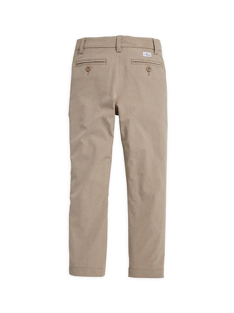 Vineyard Vines Boys Performance Breaker Pants (Khaki) (Size: 8) KXMRP8IU_QET1W