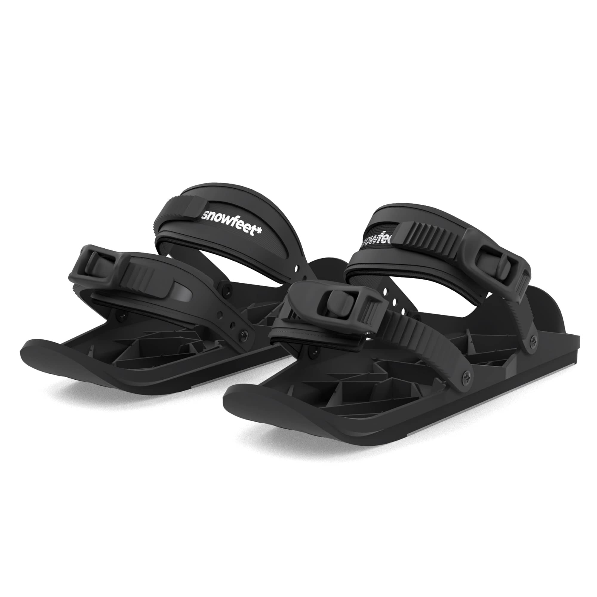 Snowfeet Basic - Mini Short Ski Skates For Snow | Skis For Winter Shoes | Short Snowskates Snowblades Skiboards | The Real ICVOVKE2_HRREV