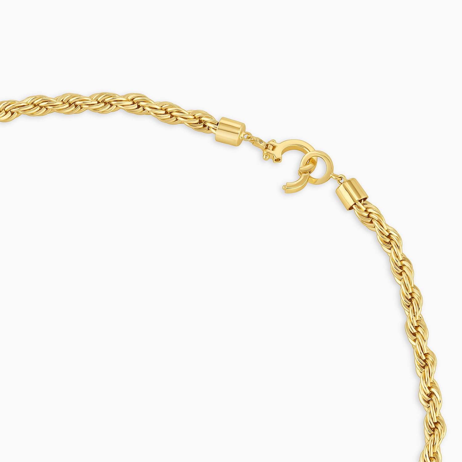 Crew Rope Chain Necklace In Gold, Women's By AJDM4DLZ_LFM4N