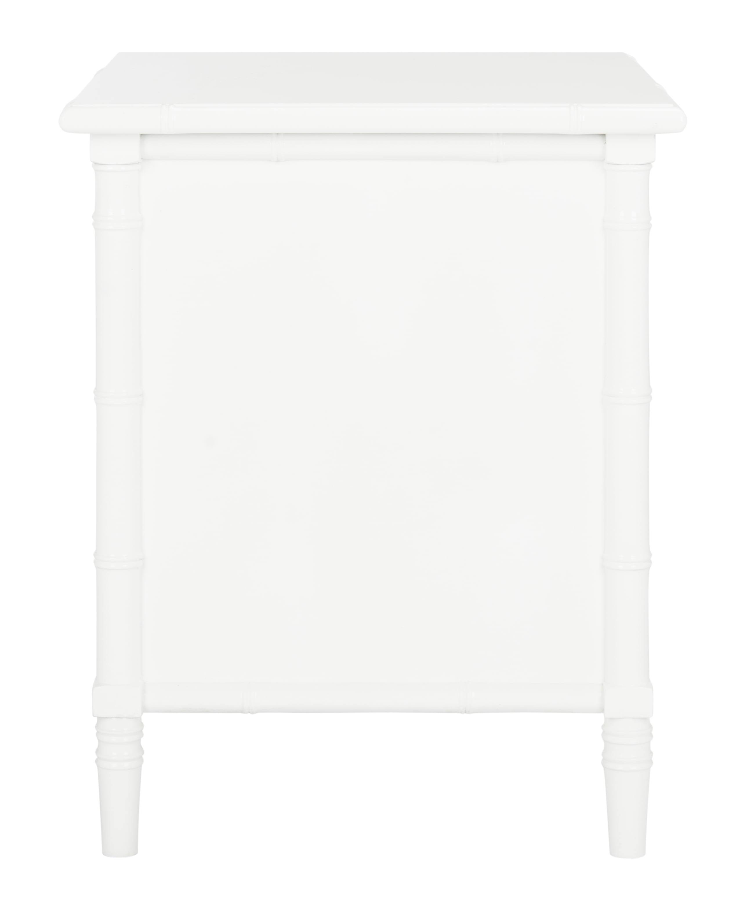 Safavieh Mina Modern Coastal 3-Drawer White Bamboo 1AABON2U_ZWSTE