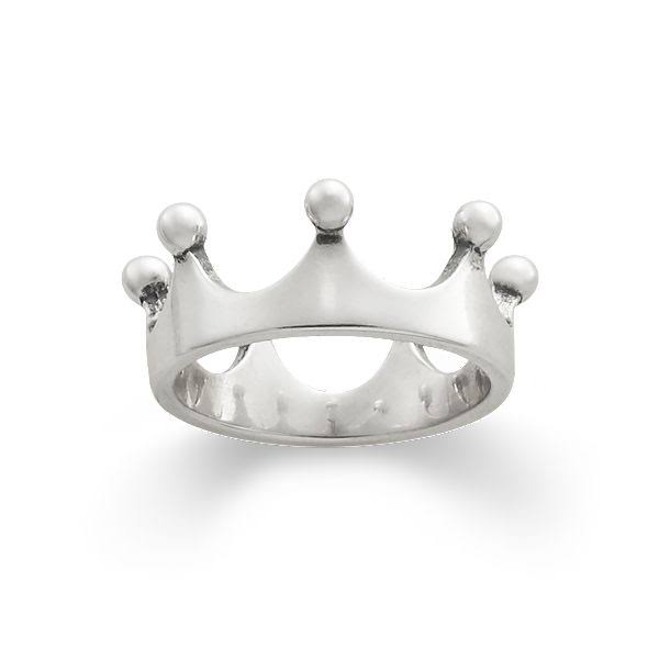 James Avery Sterling Silver Princess Crown Ring, Womens, 8.5, Sterling SXMJP50S_N8C52