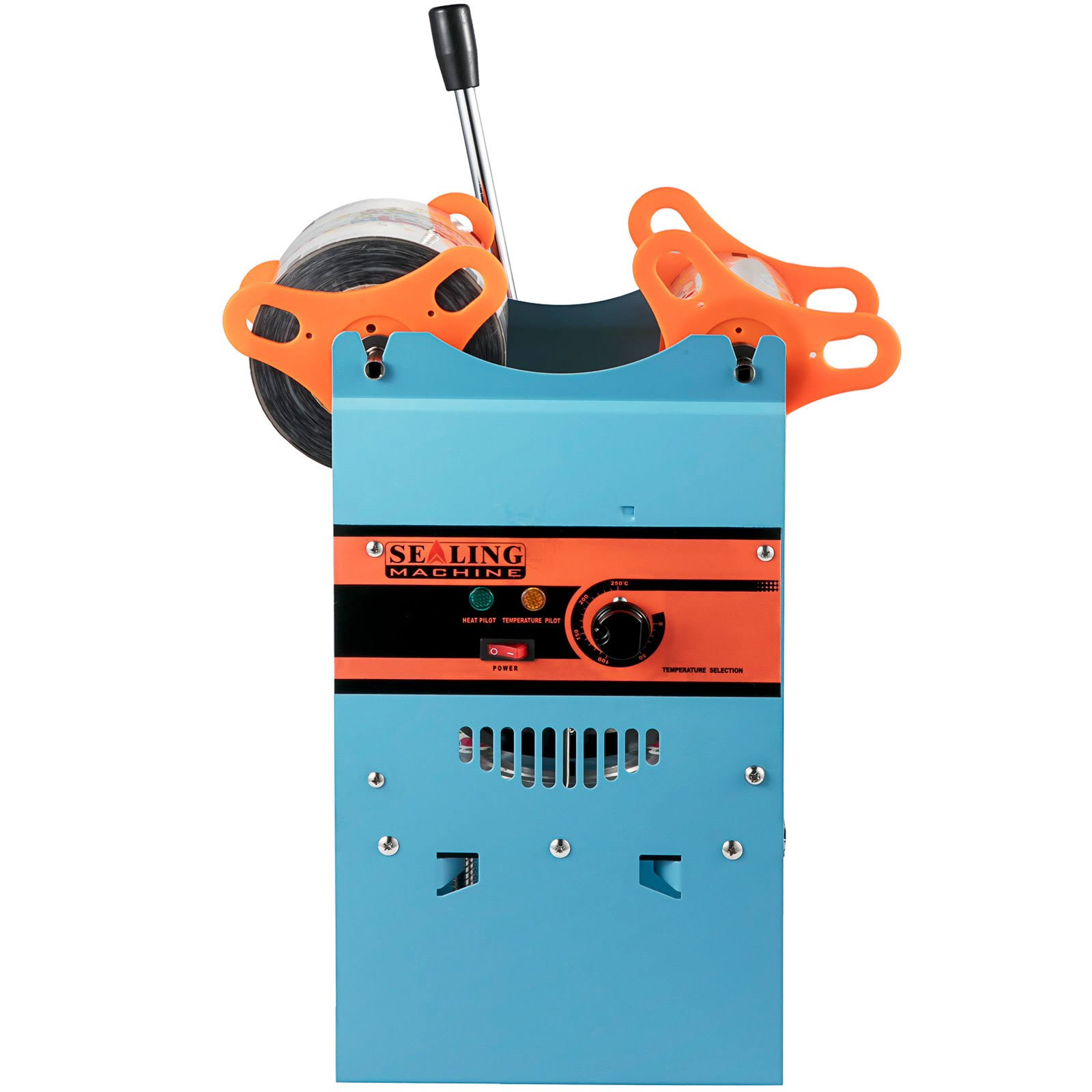 Vevor Manual Tea Cup Sealer Machine 300-500 Cup Per Hour 90/95 Mm Cup Diameter Boba Tea Sealing Machine For Restaurants, CSXYCGHV_NMCYY