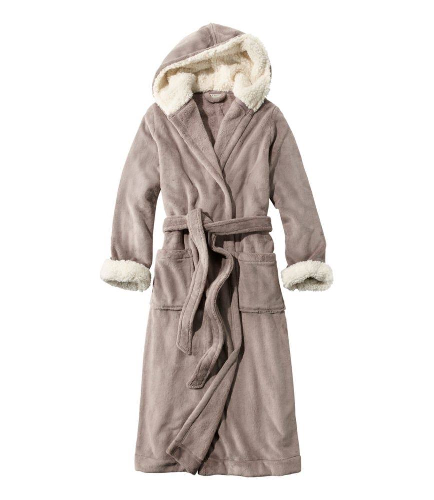 L.L.Bean Petite Wicked Plush Robe Women's Robe Ledge : 9T6TVJUU_TB8KD