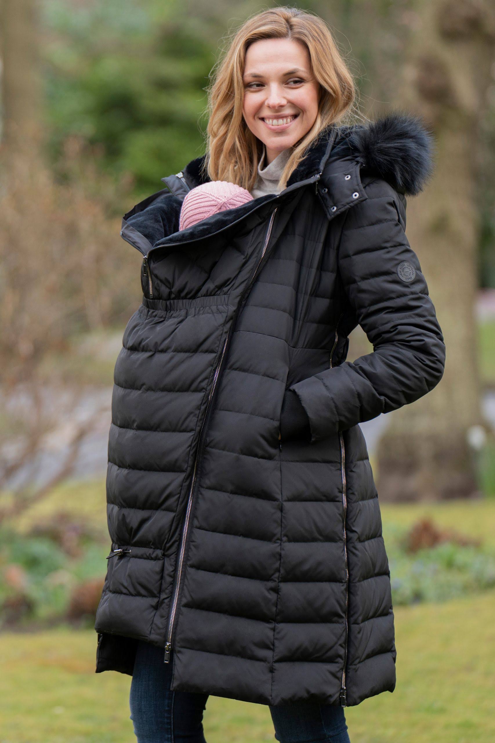 Womens Seraphine Black Long Down Fill Coat - BBWWNAFO_ELIBI