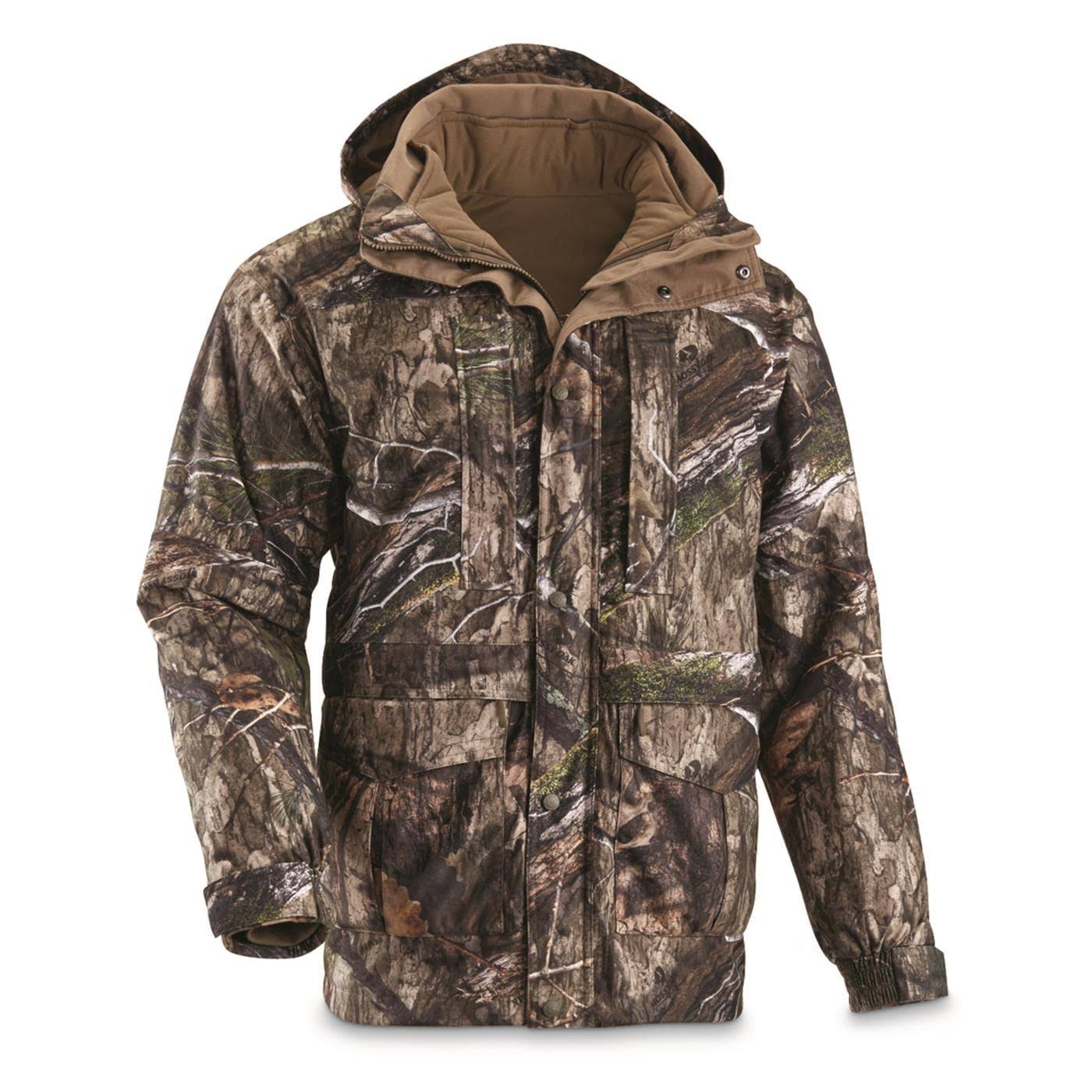 Guide Gear Steadfast 4-In-1 Hunting Jacket Parka, Waterproof Insulated Cold-Weather Thinsulate Coat, Men's, Size: Large, WMMXJXAL_XYDJT