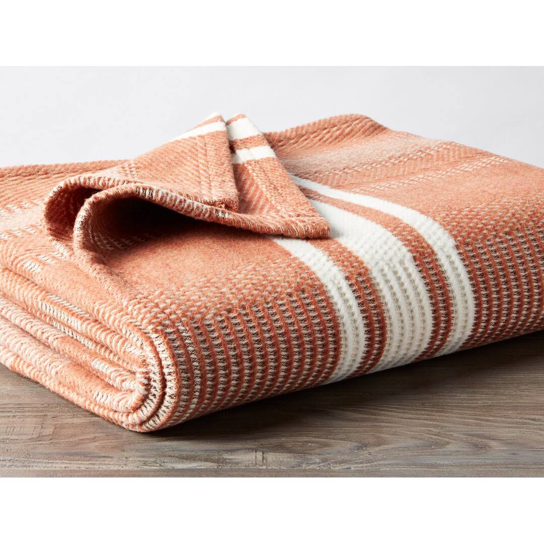 Cirrus Striped 100% Cotton Throw Coyuchi Color: O4RRO3Q5_J4PI9