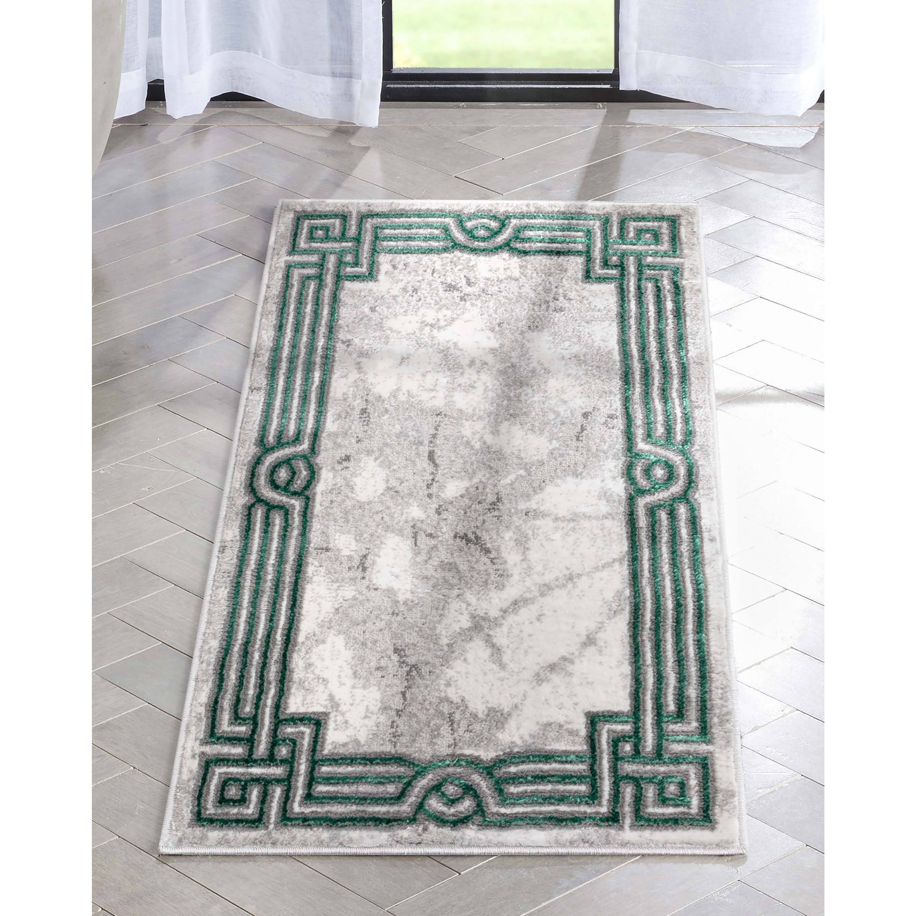 Well Woven Fairmont Huntington Modern Marble Ivory 7'10 X 9'10 Glam Area VAO4WCQI_QOXHN
