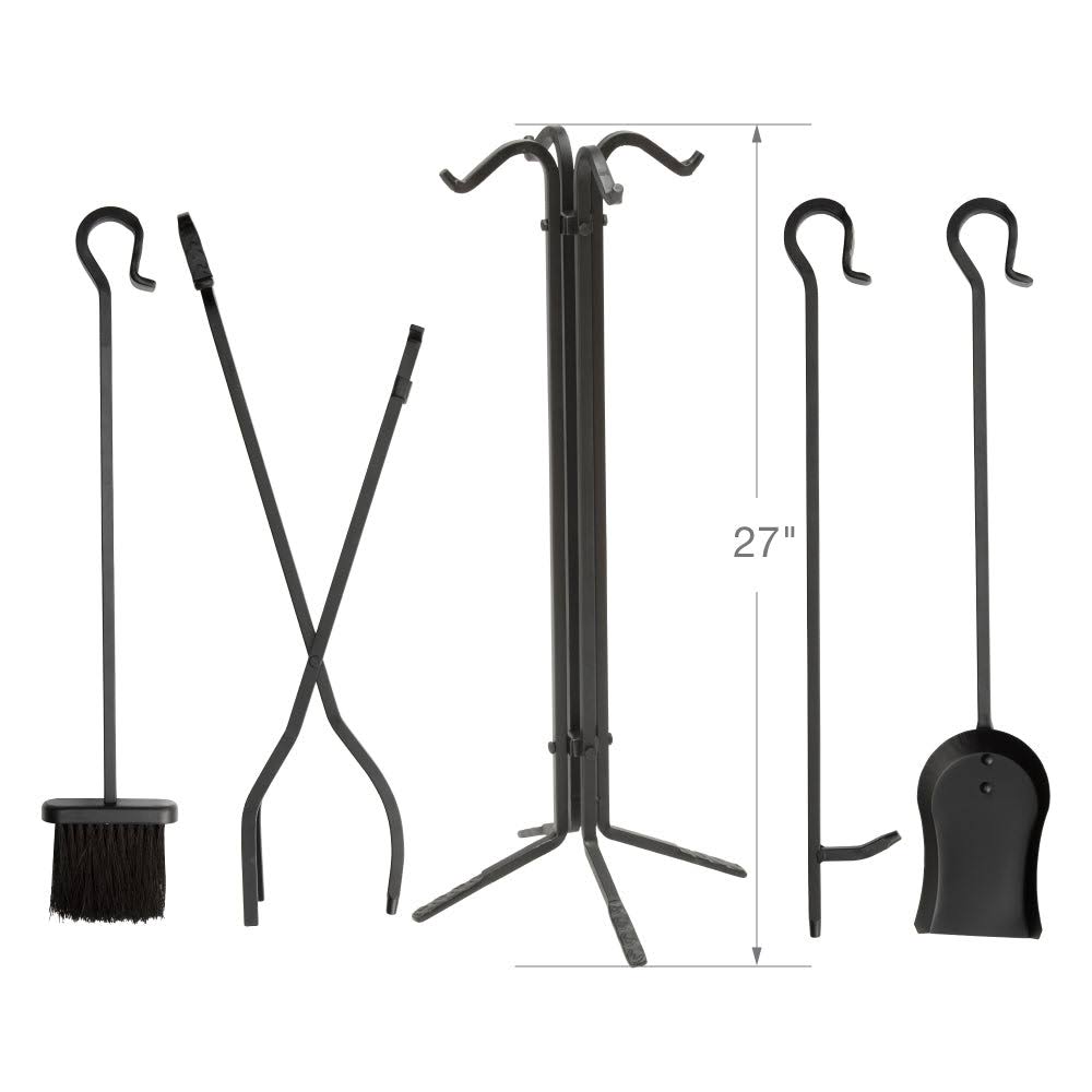 Uniflame - 5 Piece Black Wrought Iron 2ABZV1U3_IHO4N