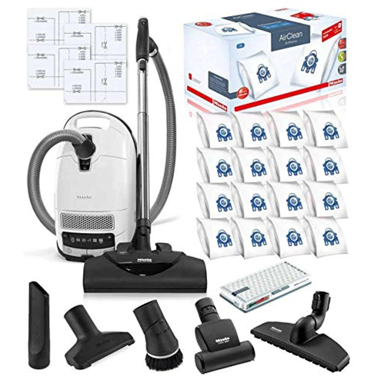 Miele Complete C3 Cat And Dog Canister Hepa Canister Vacuum Cleaner With PLENGWFJ_HNT6O
