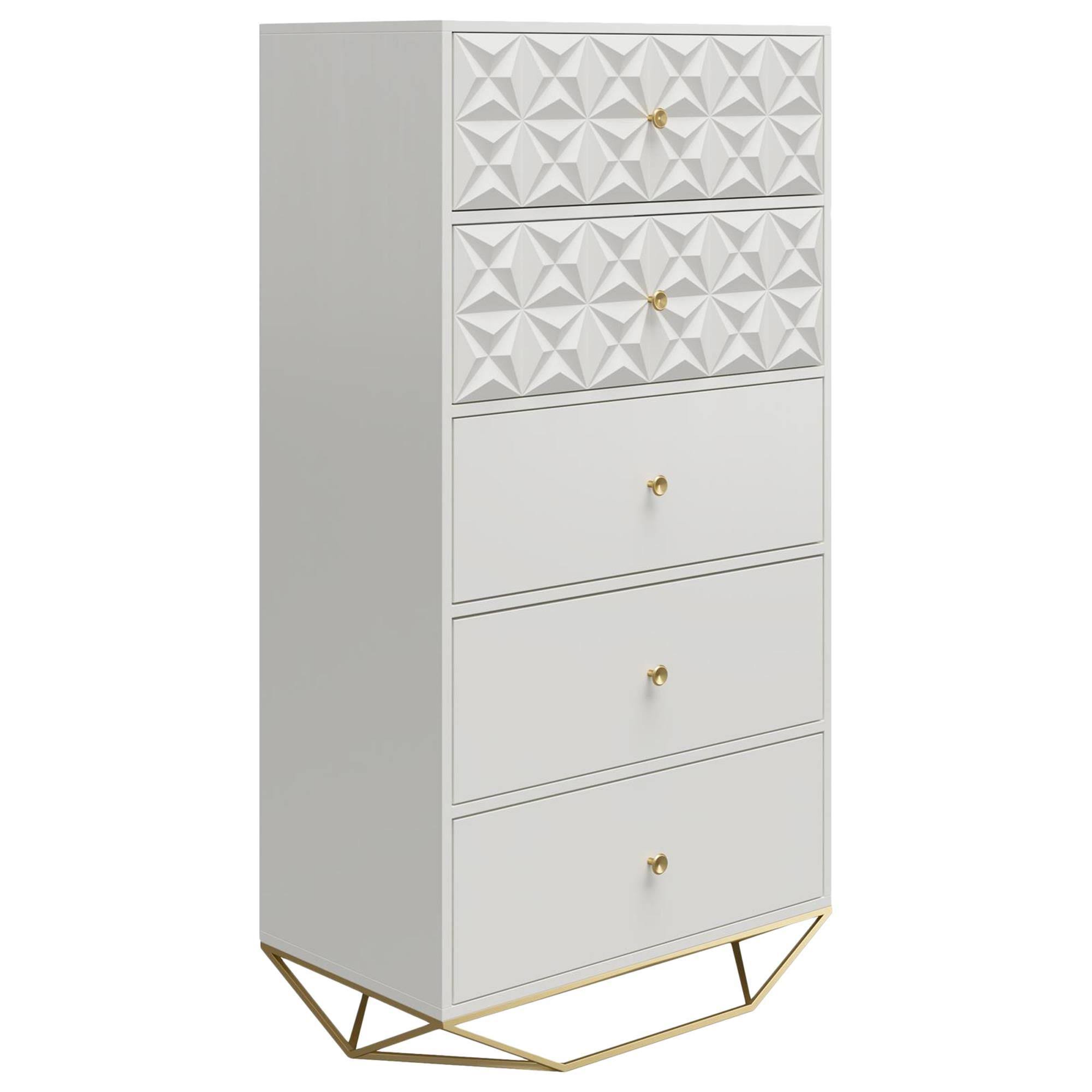 Cosmoliving By Cosmopolitan Blair 5 Drawer Dresser - GQ2J7SPQ_0YDUY