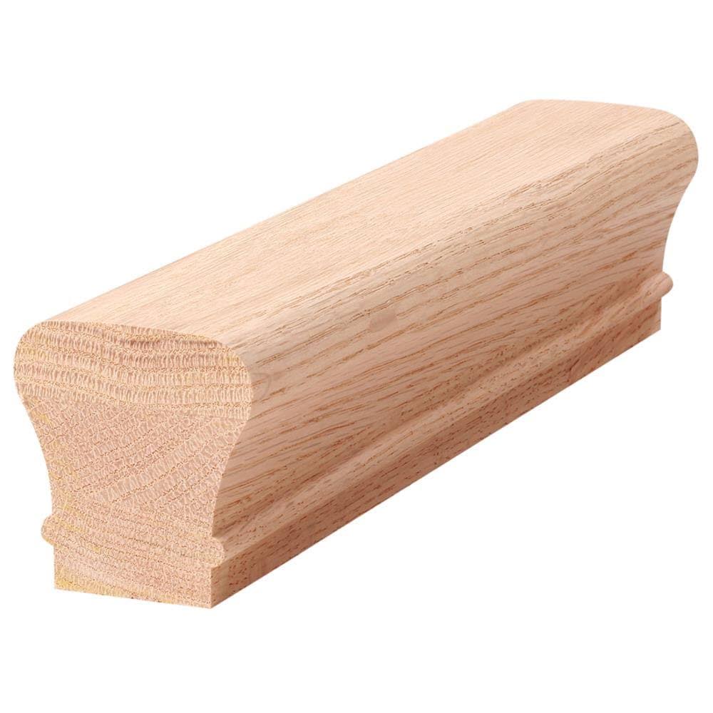 Lowe&S 2.25-In X 12-Ft Unfinished Unfinished Oak Handrail In Brown | QJMLV58V_ZUYQH
