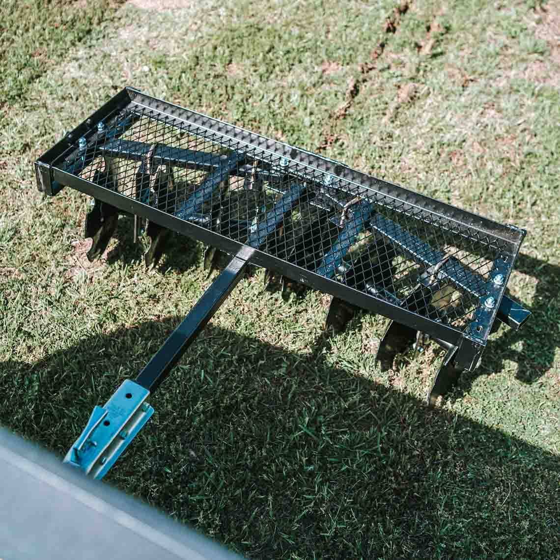 Titan Attachments 191337 4-Ft Notched Disc Harrow Attachment Pull Behind For Atv And Utv 2-In Towball VRQRBZ5D_GONCX