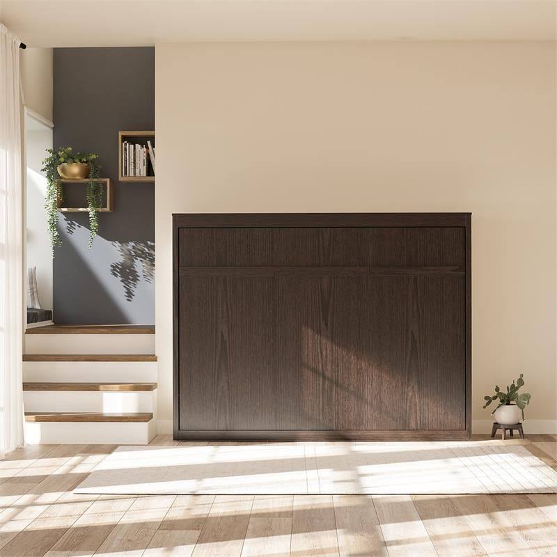 Atlin Designs Transitional Engineered Wood Full Size Daybed Wall Bed In 0RGHXNCG_V973A