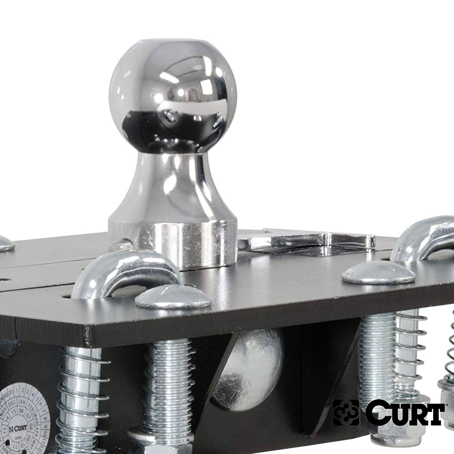 Curt 61052 Over-Bed Folding Ball Gooseneck FSYV9UHG_IQQPX